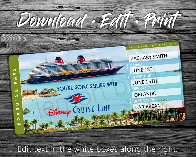 cruise line tickets