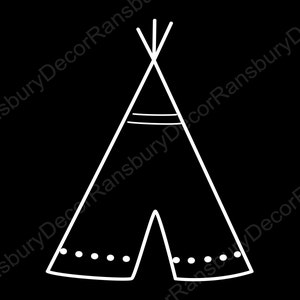 Instant Download File Teepee Poster Printable Nursery - Etsy