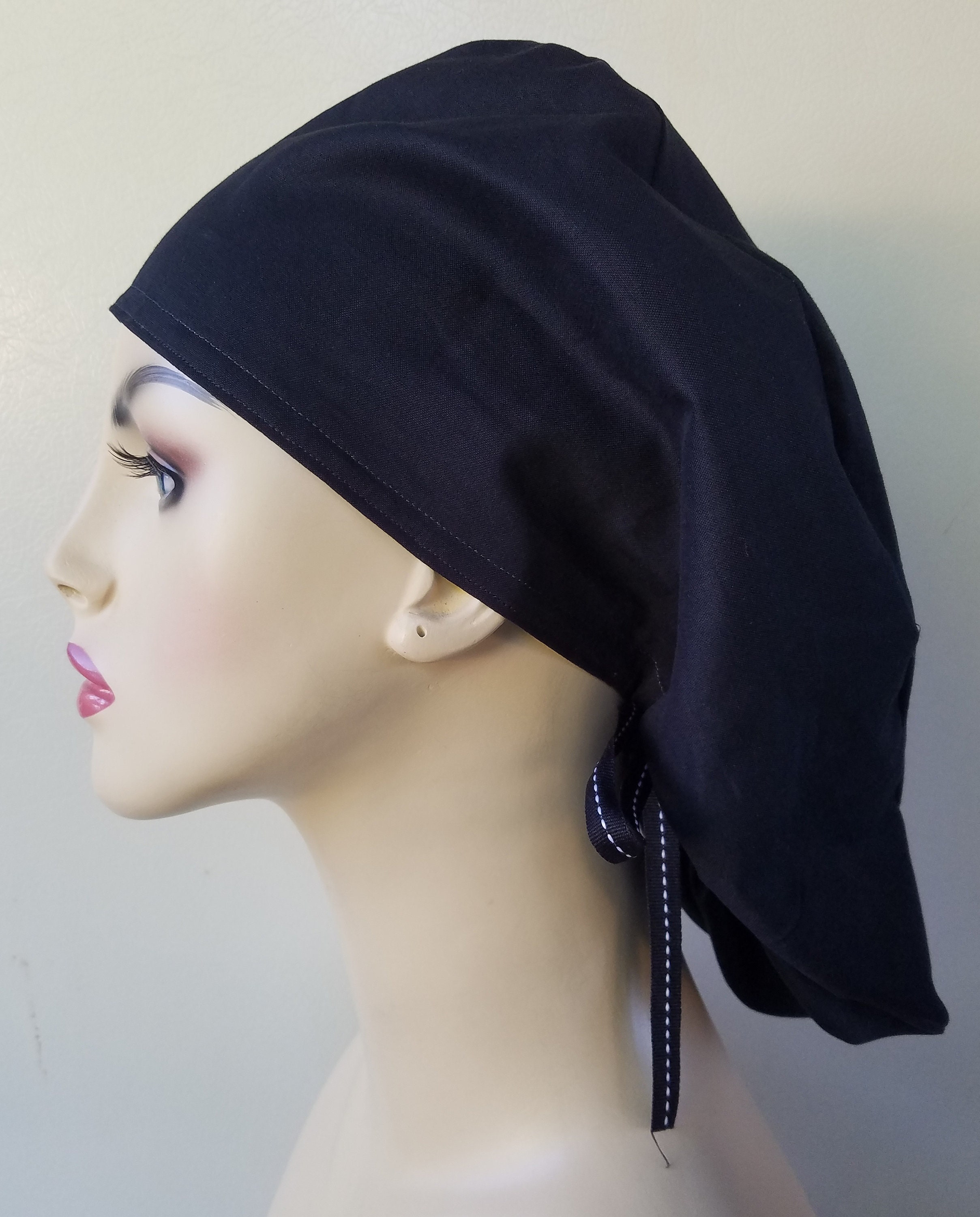 women, ponytail scrub cap
