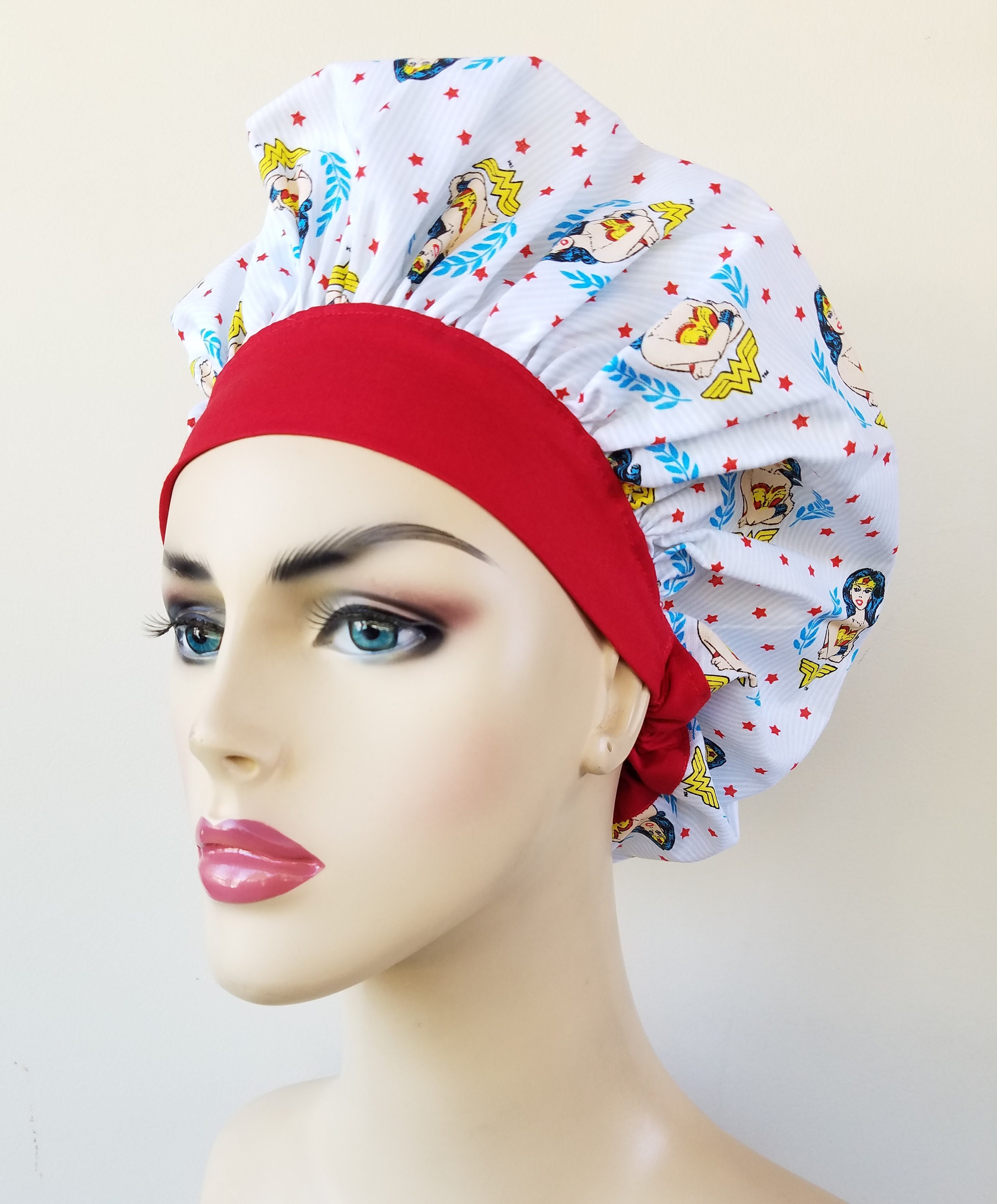 Scrub cap, Wonder woman bouffant 