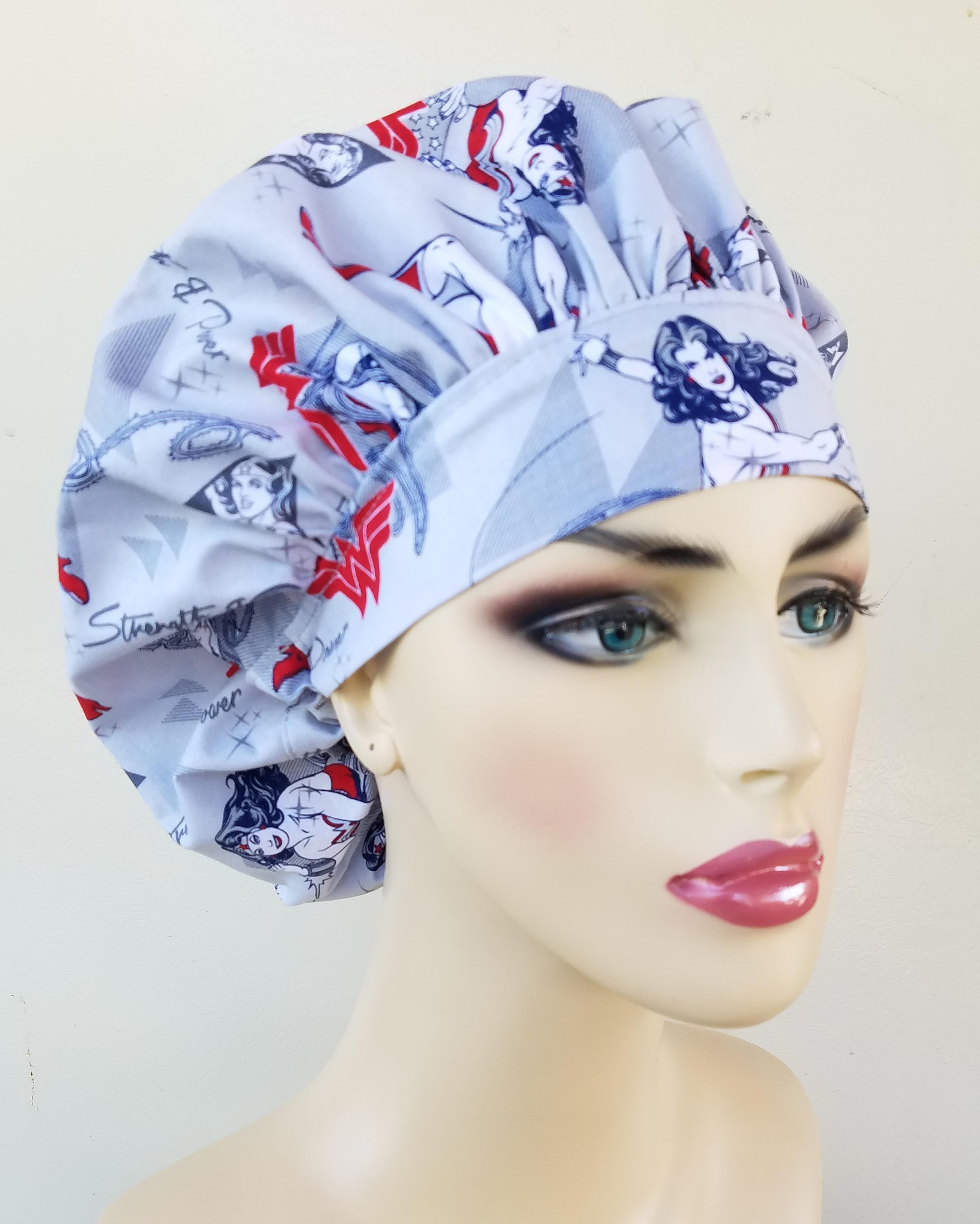 Wonder Women Bouffant surgical scrub 