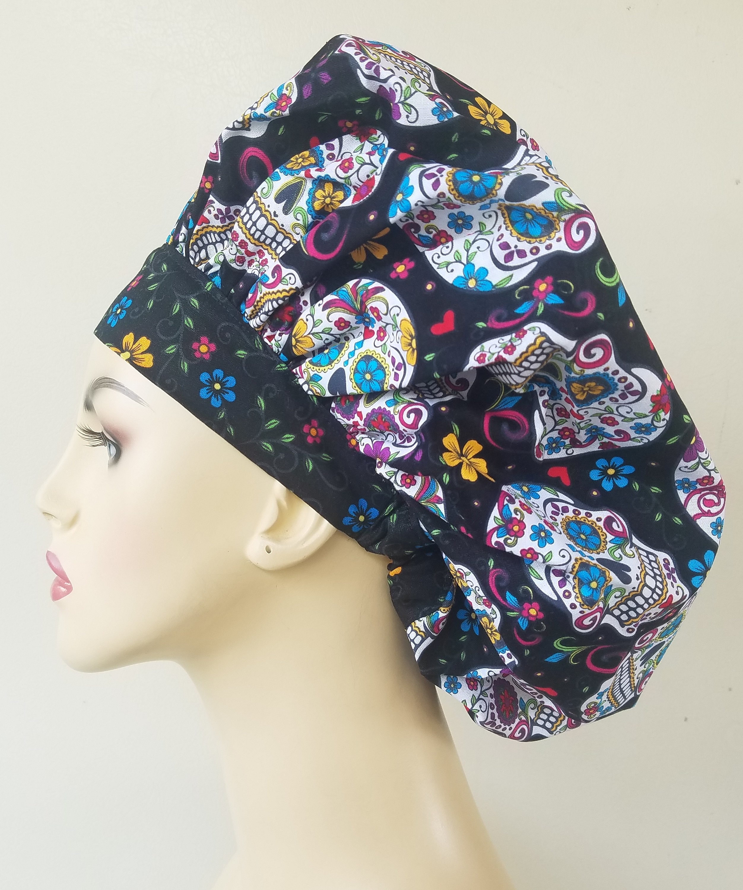 Extra large Surgical cap, bigger bouffant surgical scrub hat, scrub cap