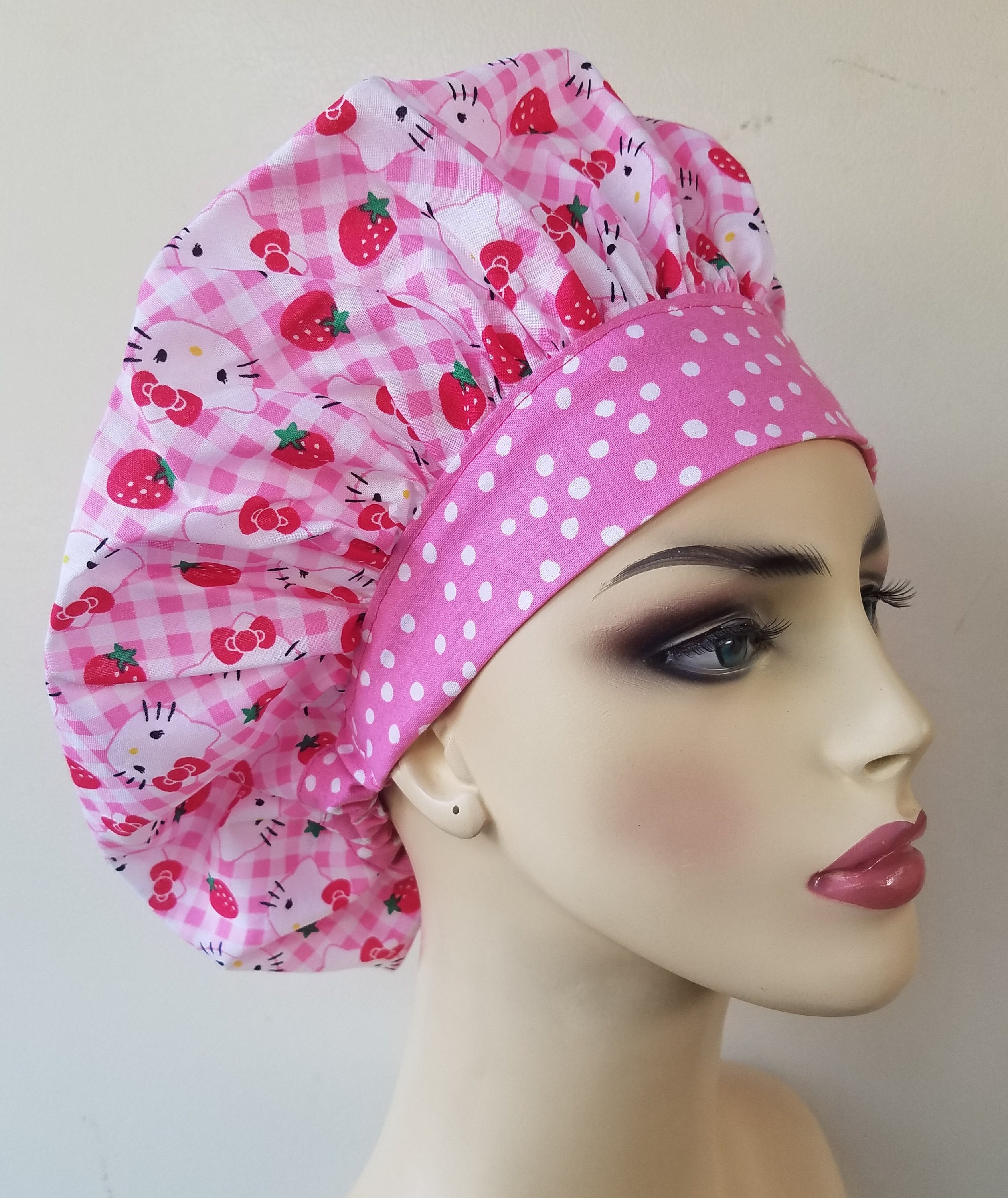 hello kitty scrub hat