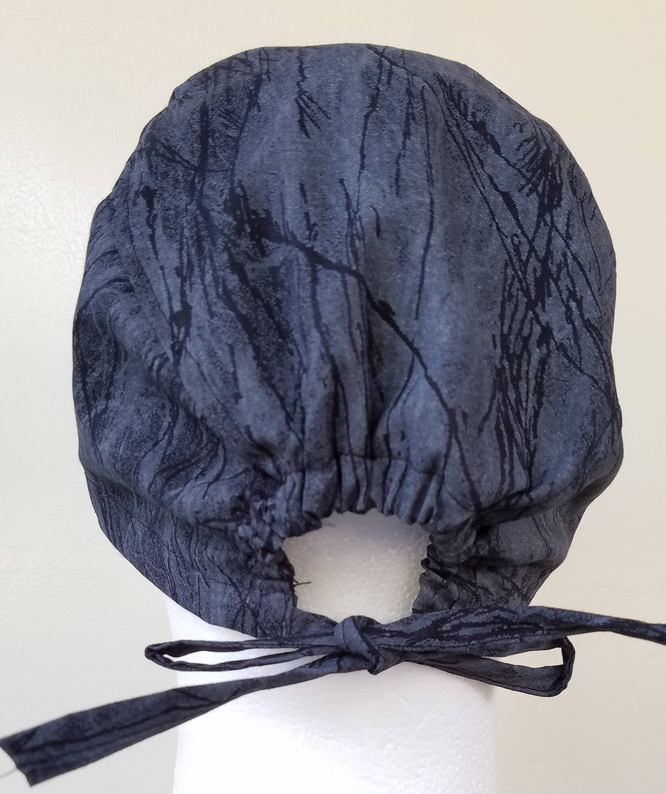 Mens surgical tie back scrub hat, scrub cap, scull cap, Dr. Scrub hat