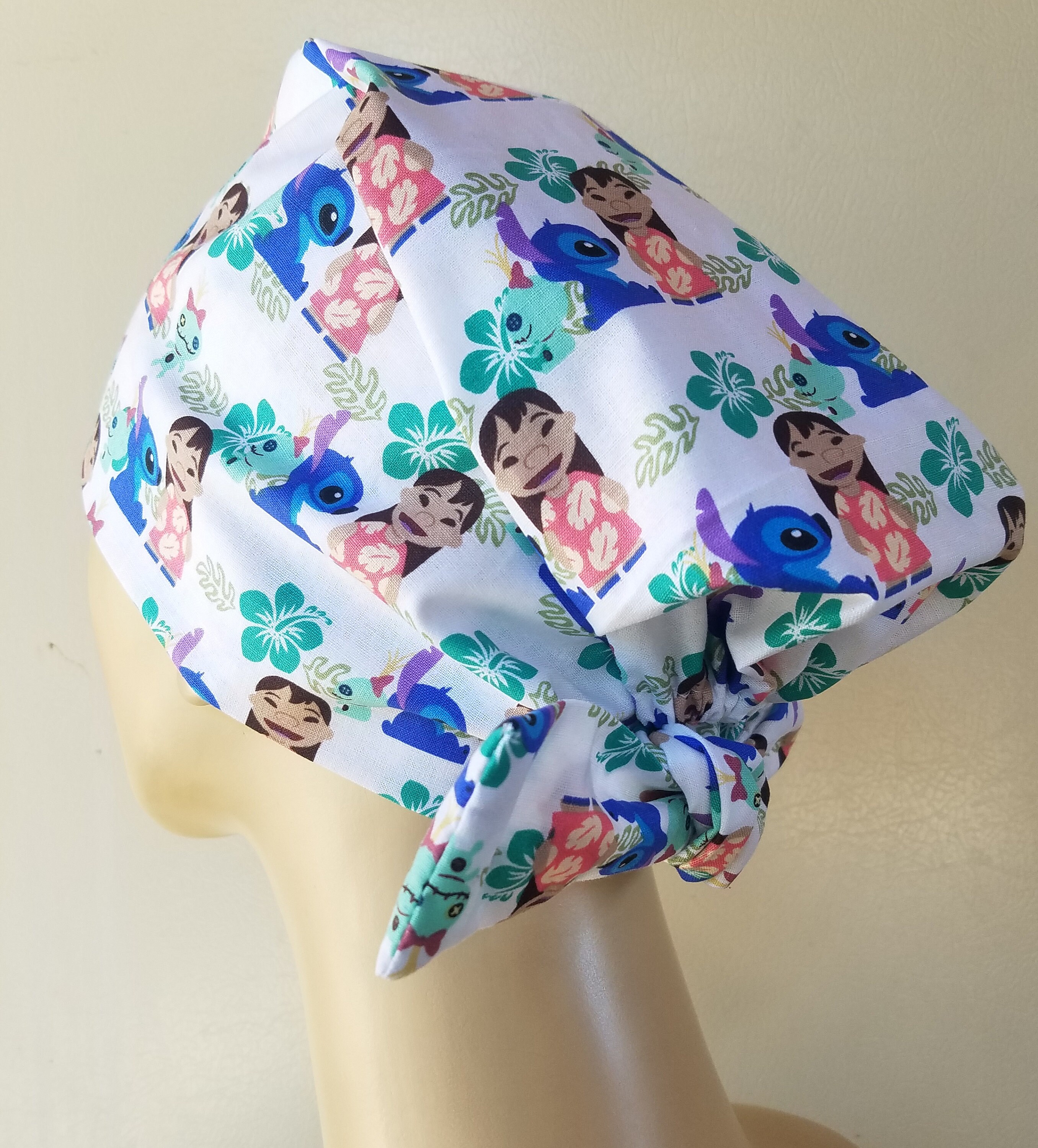 women, pixie scrub hat, scrub cap, Lilo 
