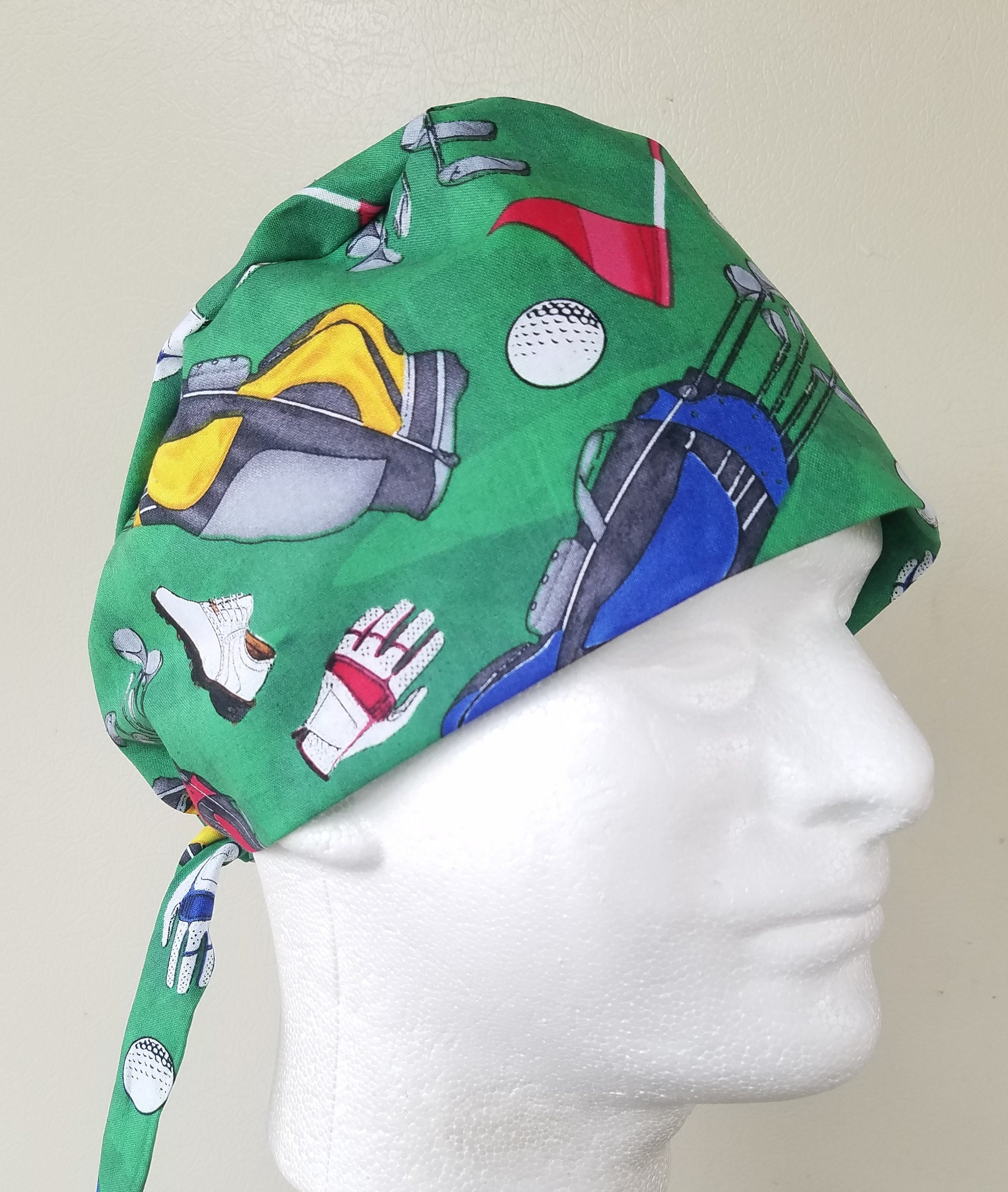 Mens scrub hat, scrub cap, scull cap 