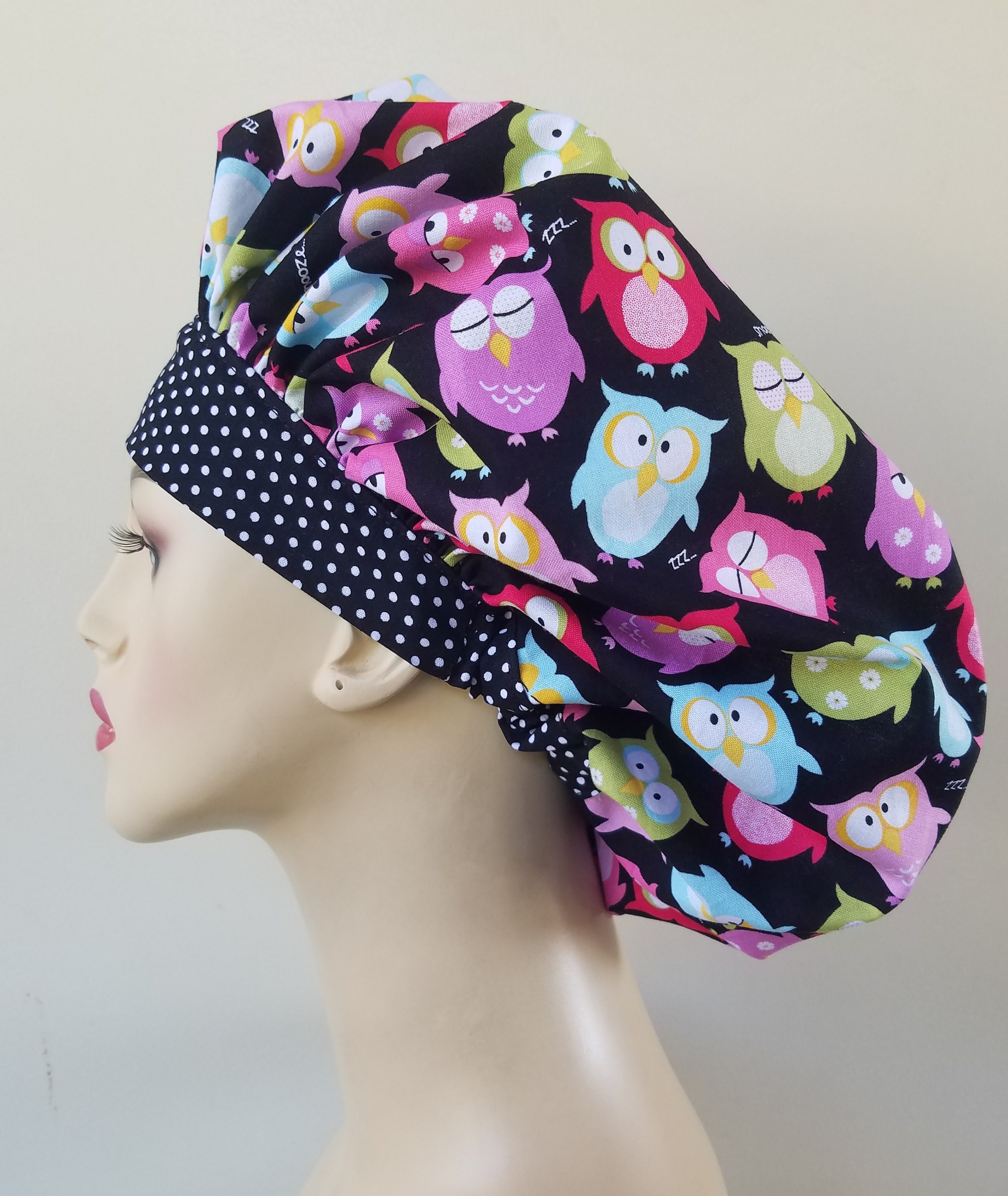 Extra large Surgical cap, bigger bouffant surgical scrub hat, scrub cap for women, scrub hat