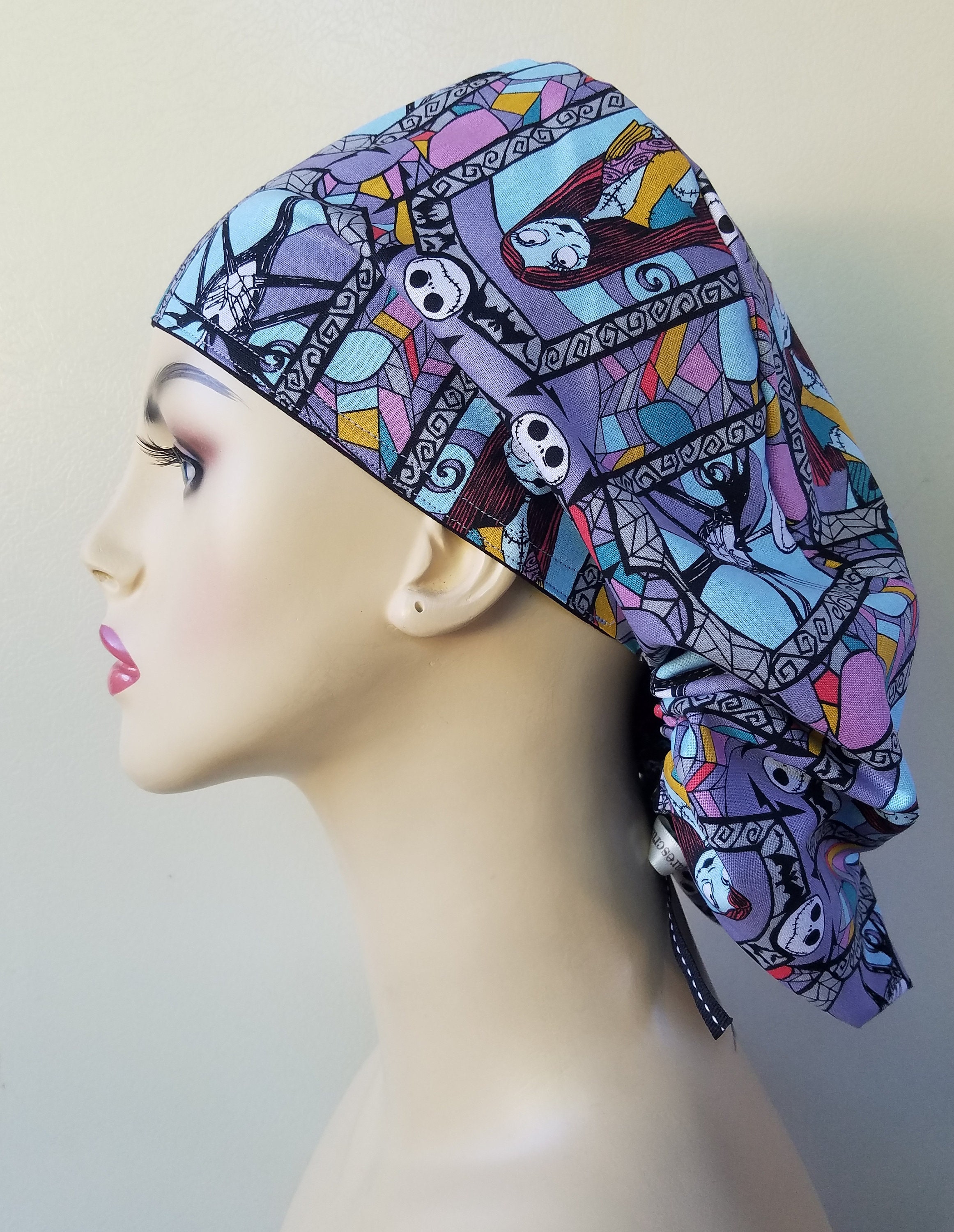 women, ponytail scrub cap