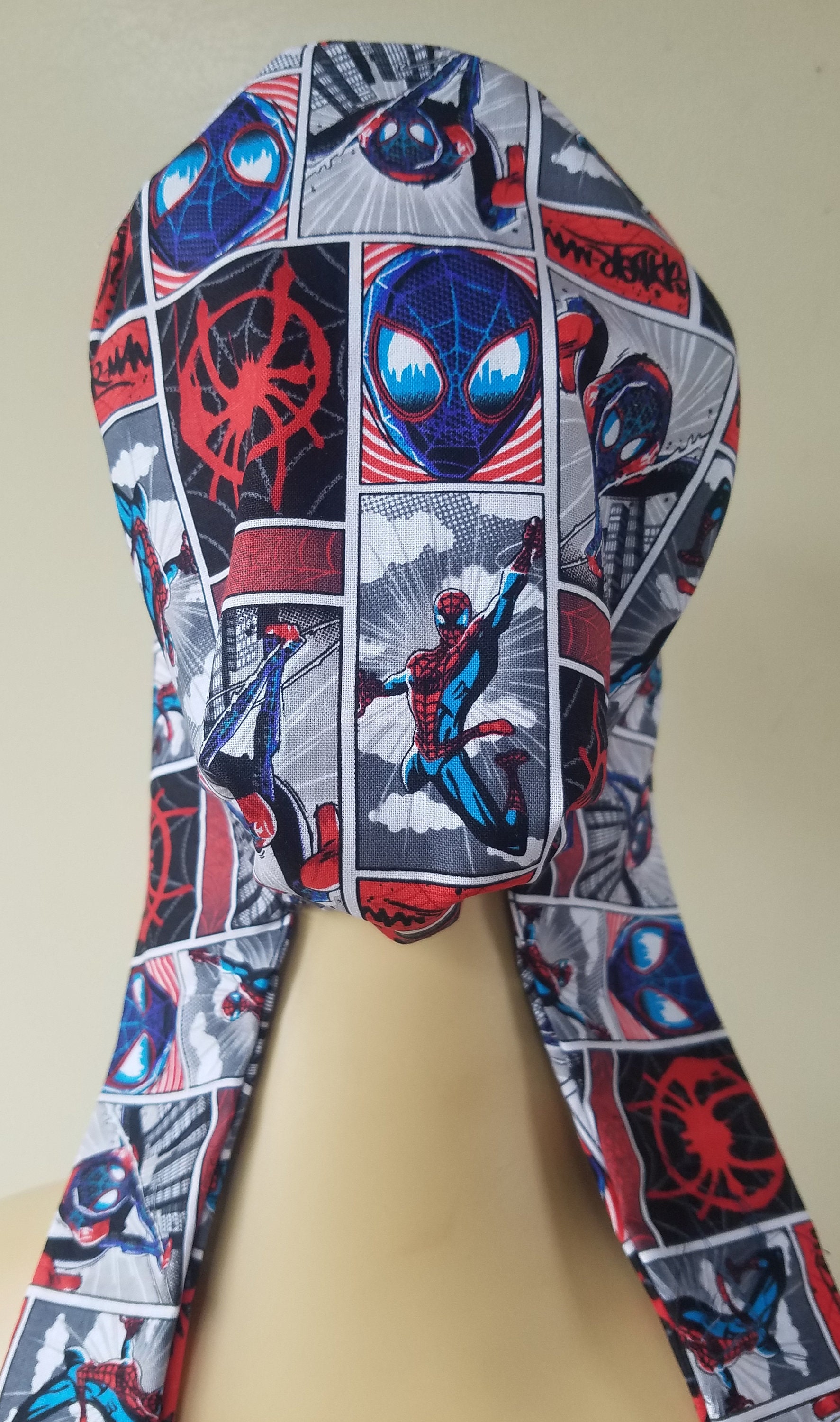 Spiderman scrub cap, scrub hat for women, pixie scrub cap, scrub cap