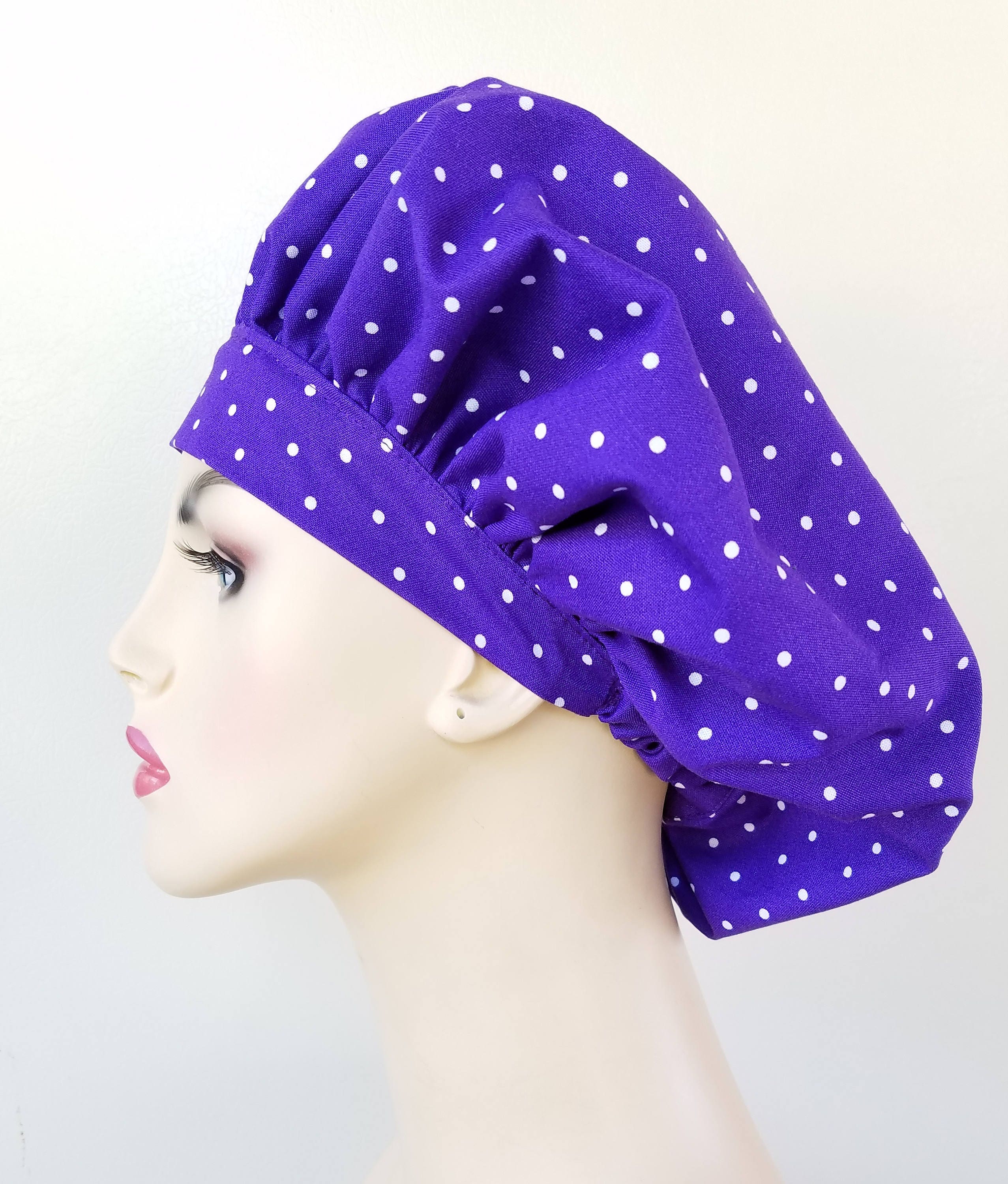Scrub cap, Bouffant surgical scrub hats, scrub cap for women, bouffant