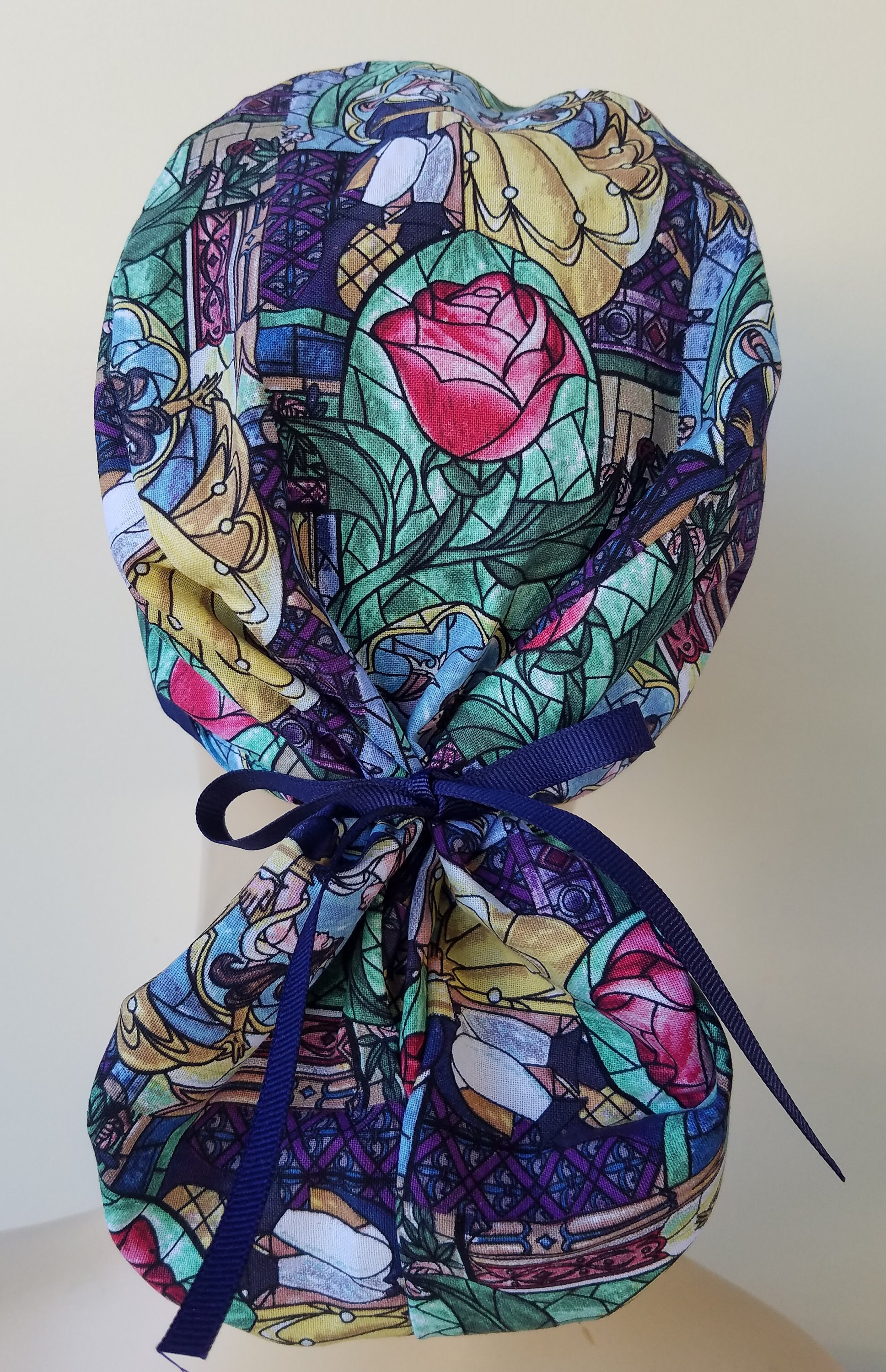 Beast ponytail scrub cap, scrub hat