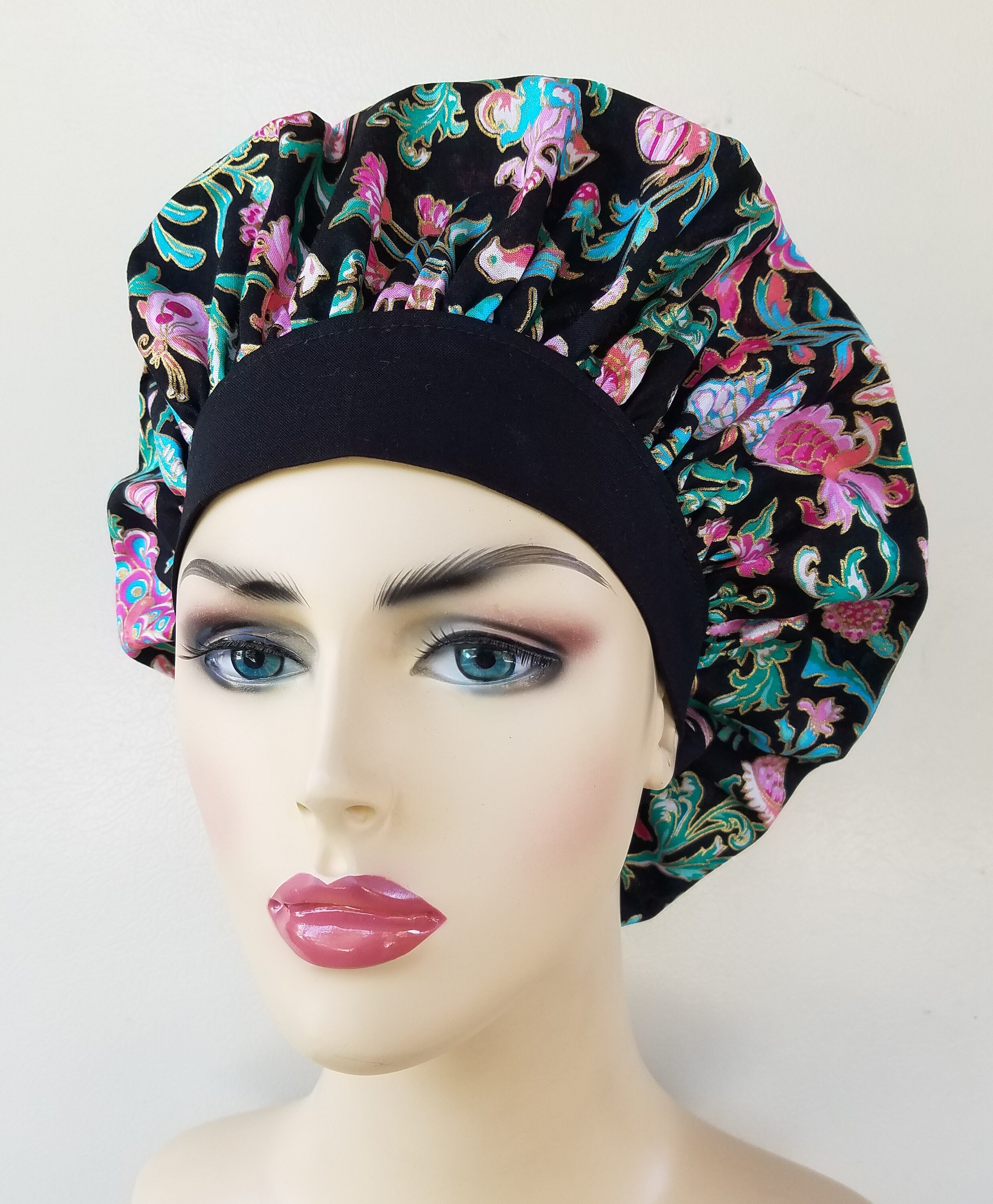 Bouffant surgical scrub hat, scrub cap for women, scrub hat, surgical