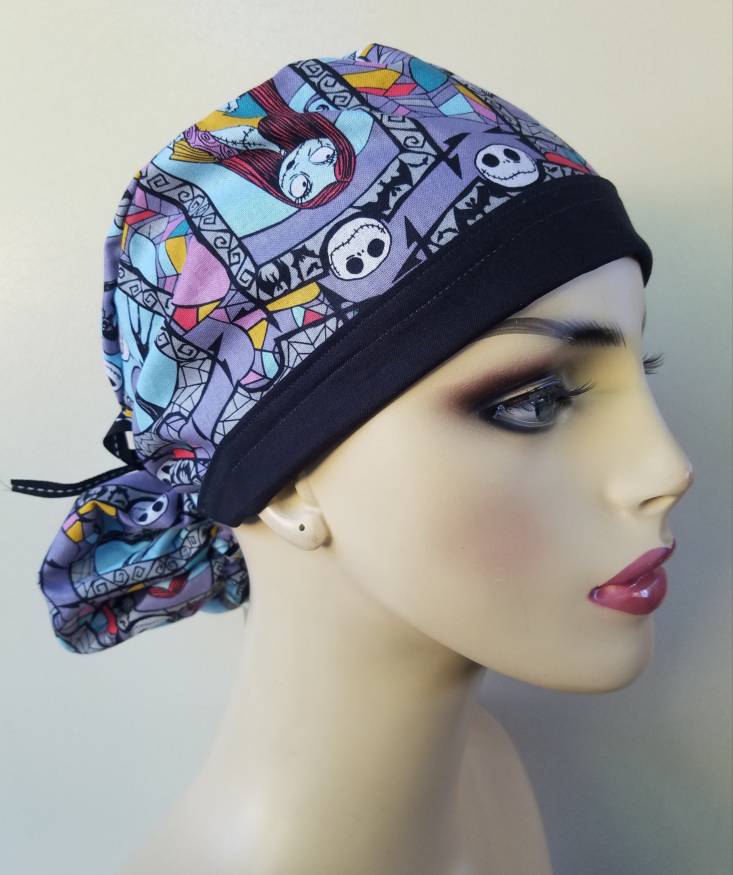 women, ponytail scrub cap