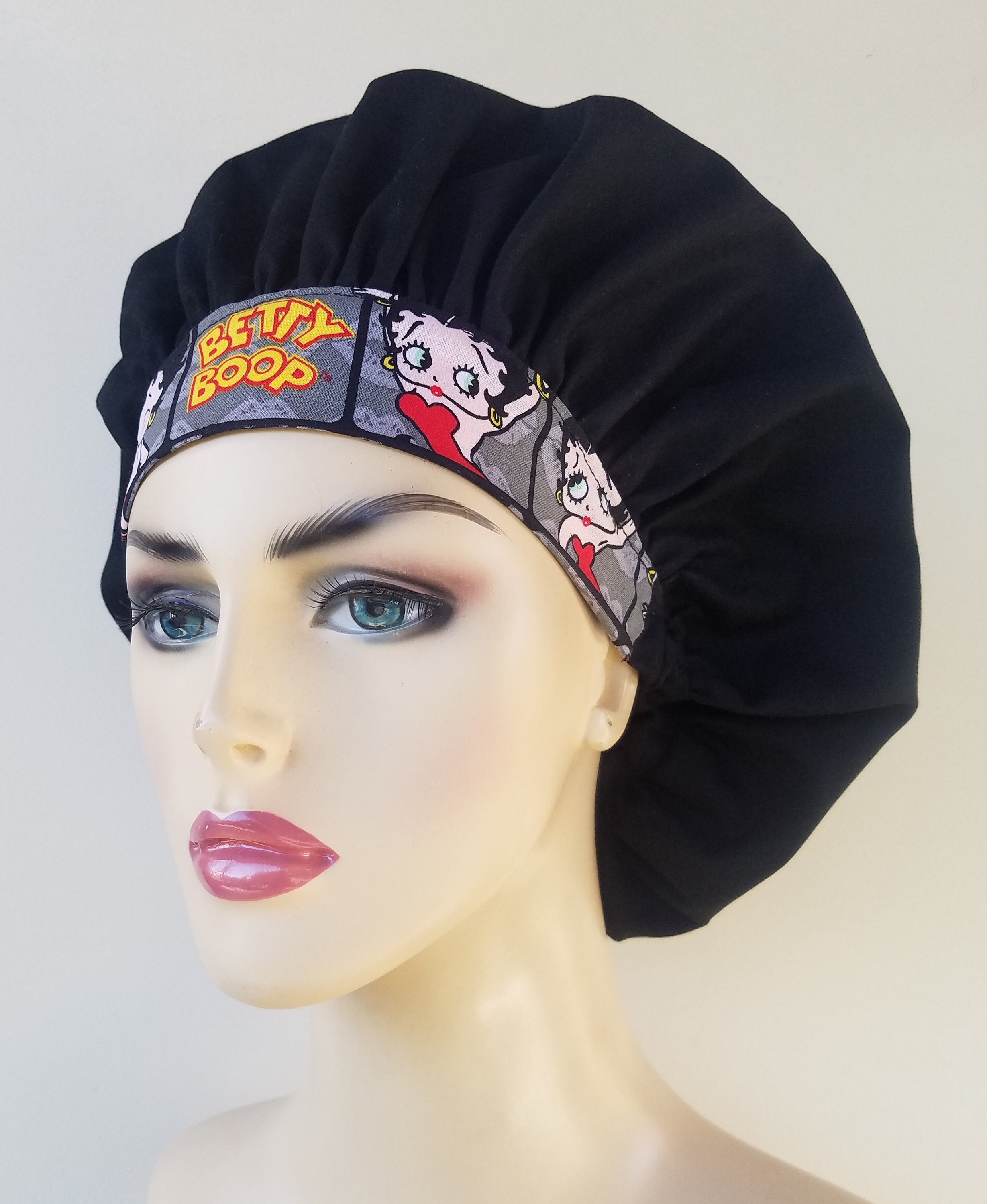 Betty Boop bouffant scrub cap, Bouffant 