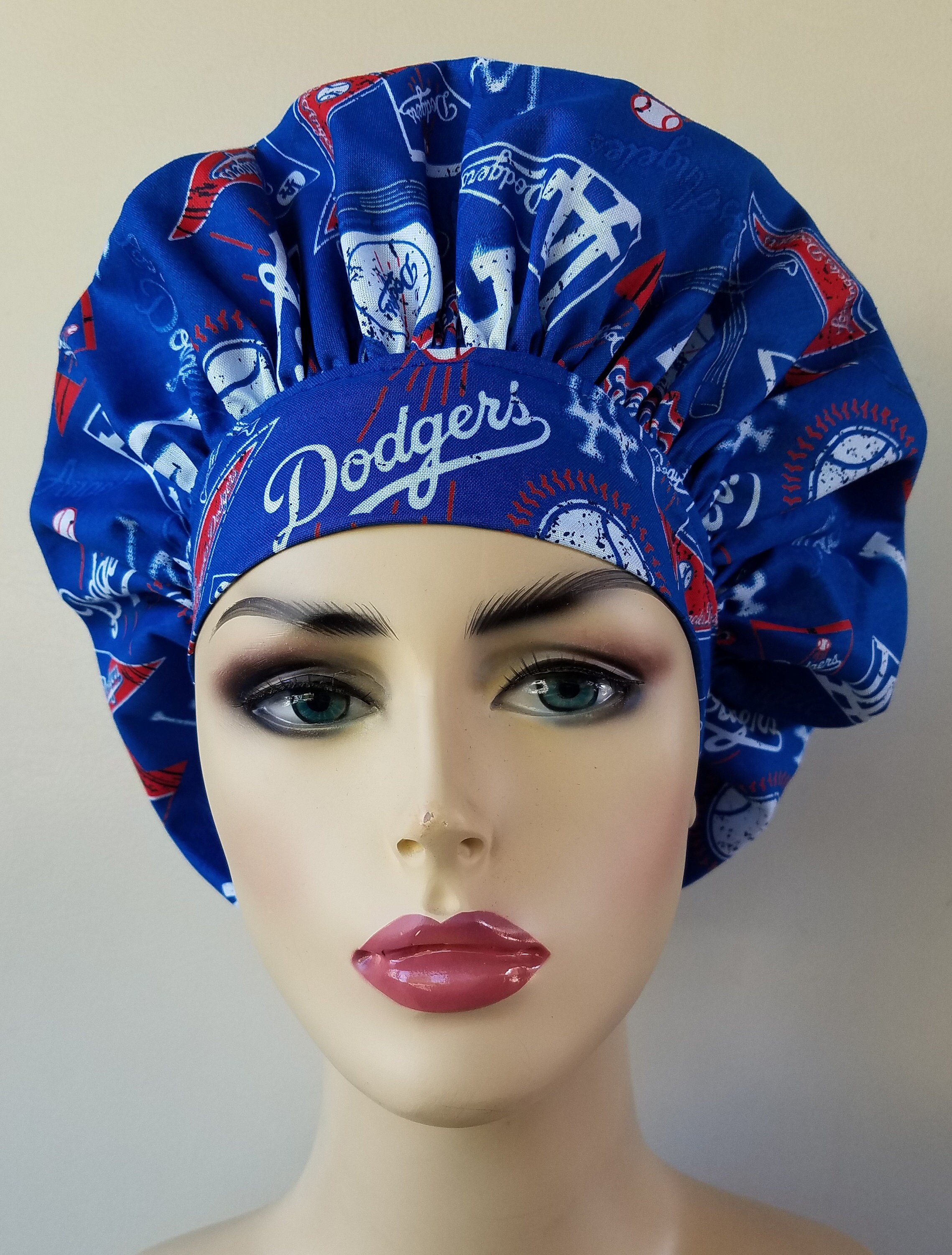 Dodger bouffant surgical scrub hat 
