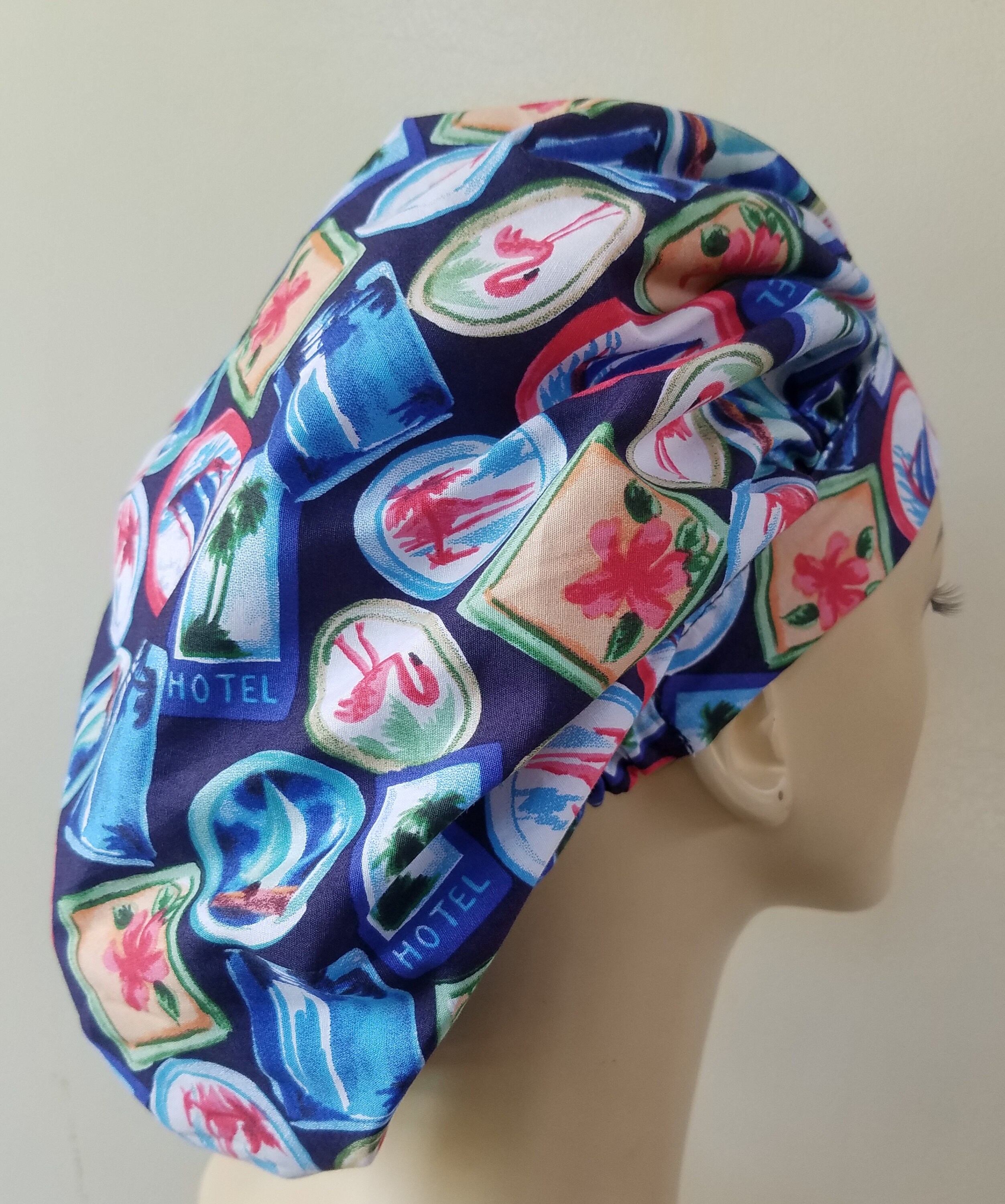 Scrub cap, Bouffant scrub cap for women, scrub cap for women, bouffant