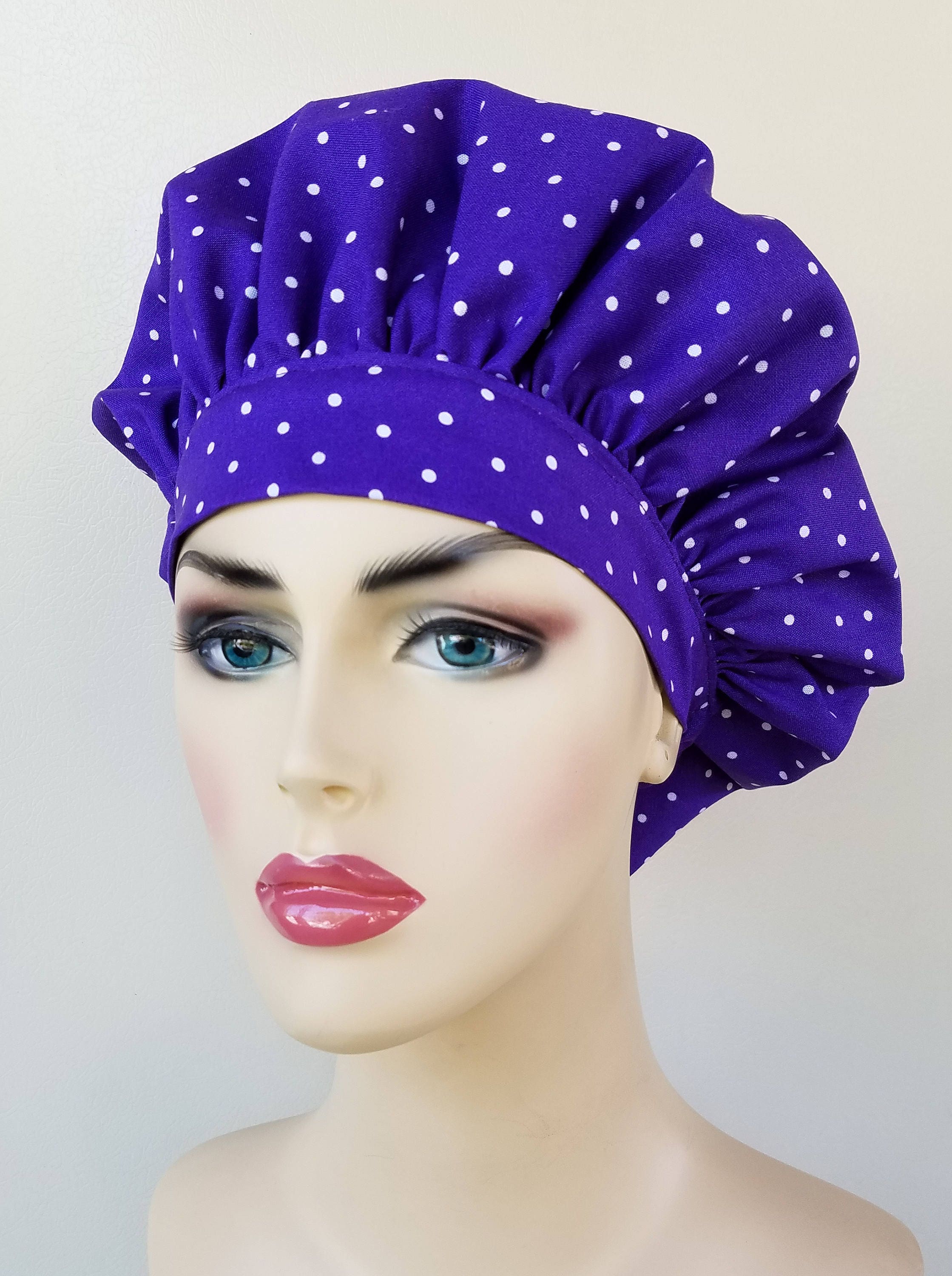 Scrub cap, Bouffant surgical scrub hats, scrub cap for women, bouffant