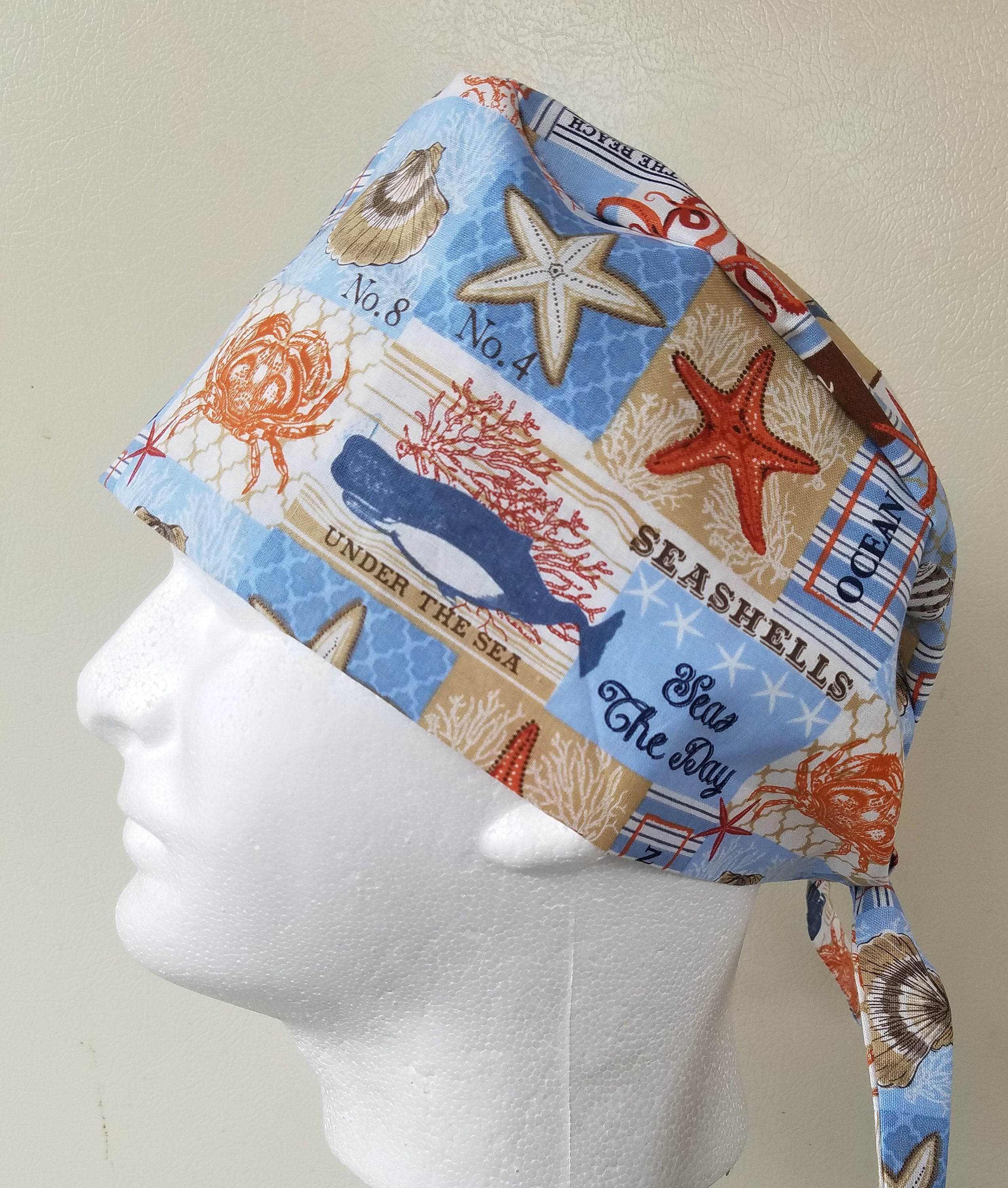 Mens scrub hat, scrub cap, scull cap 