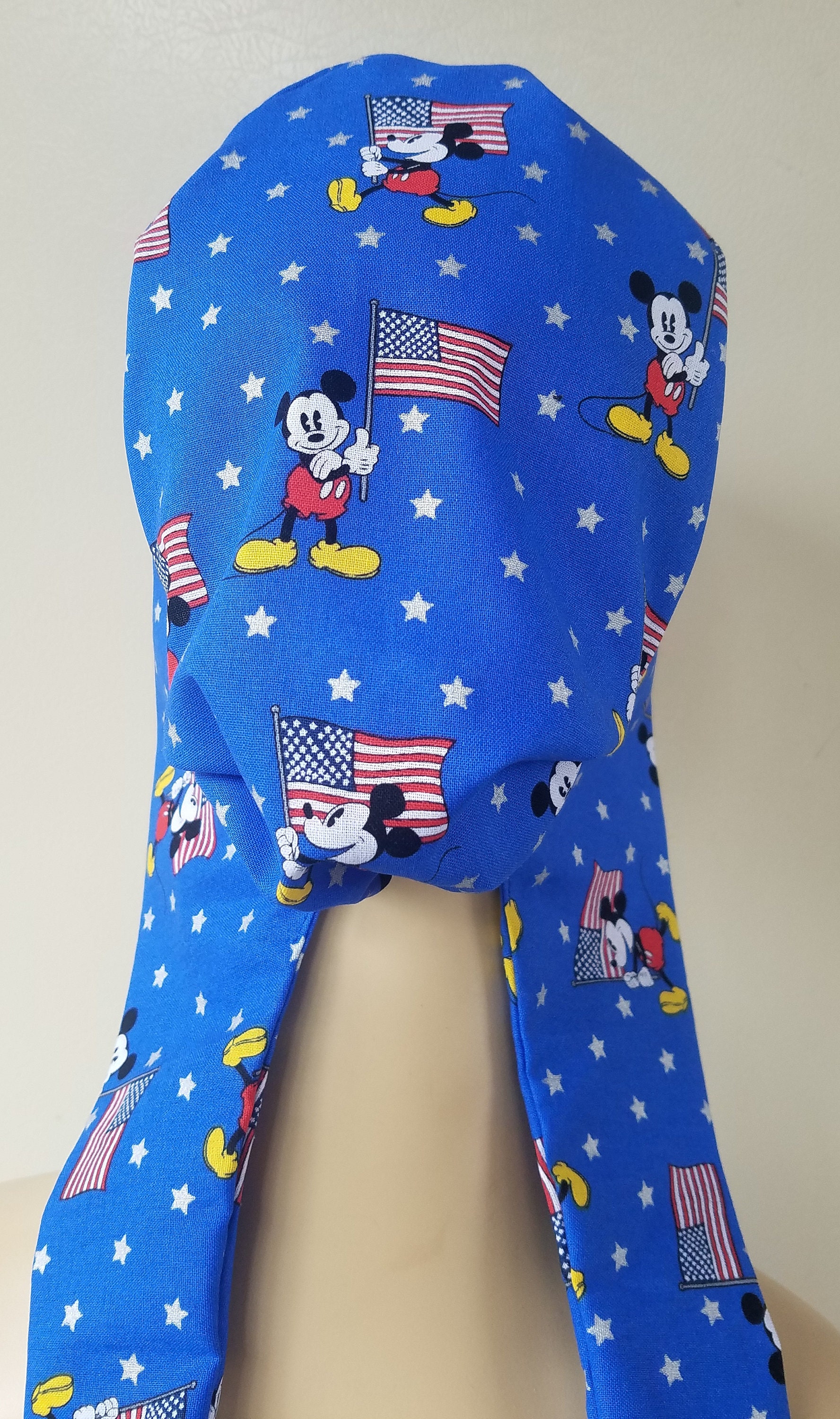 Mickey Mouse scrub cap, scrub hat for women, pixie scrub cap, scrub cap, 4th of July scrub hat