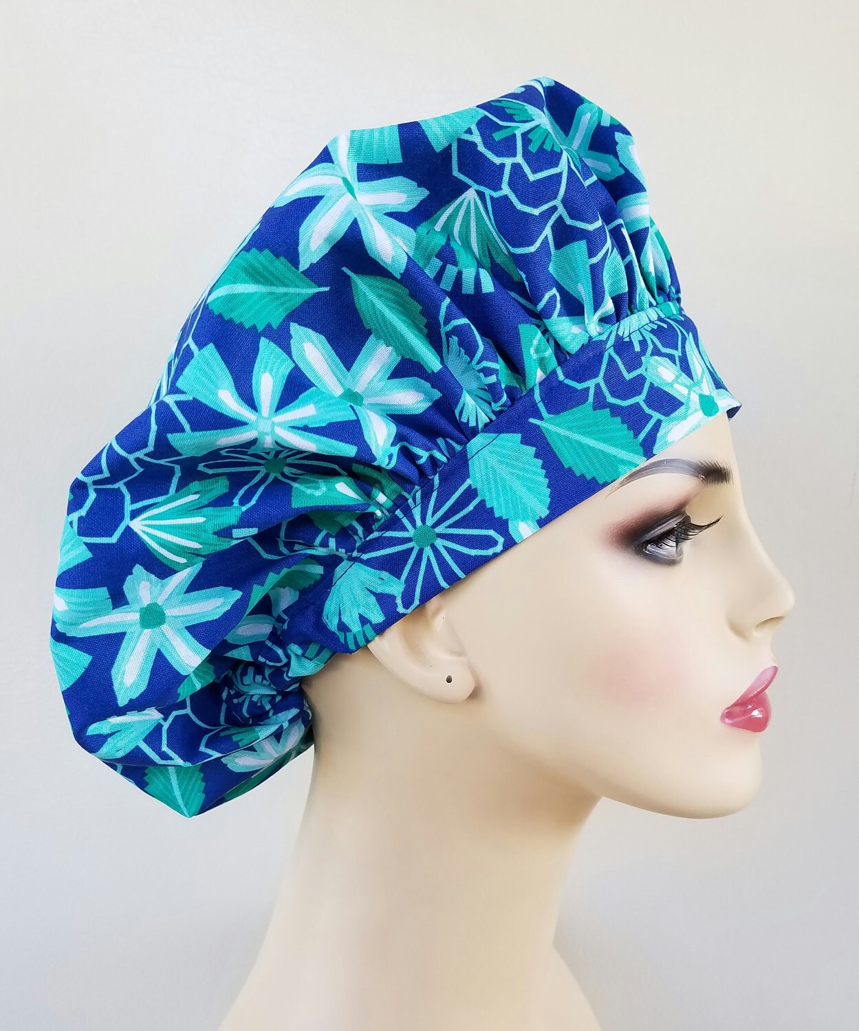 Bouffant surgical scrub hat, scrub cap for women, bouffant scrub hat