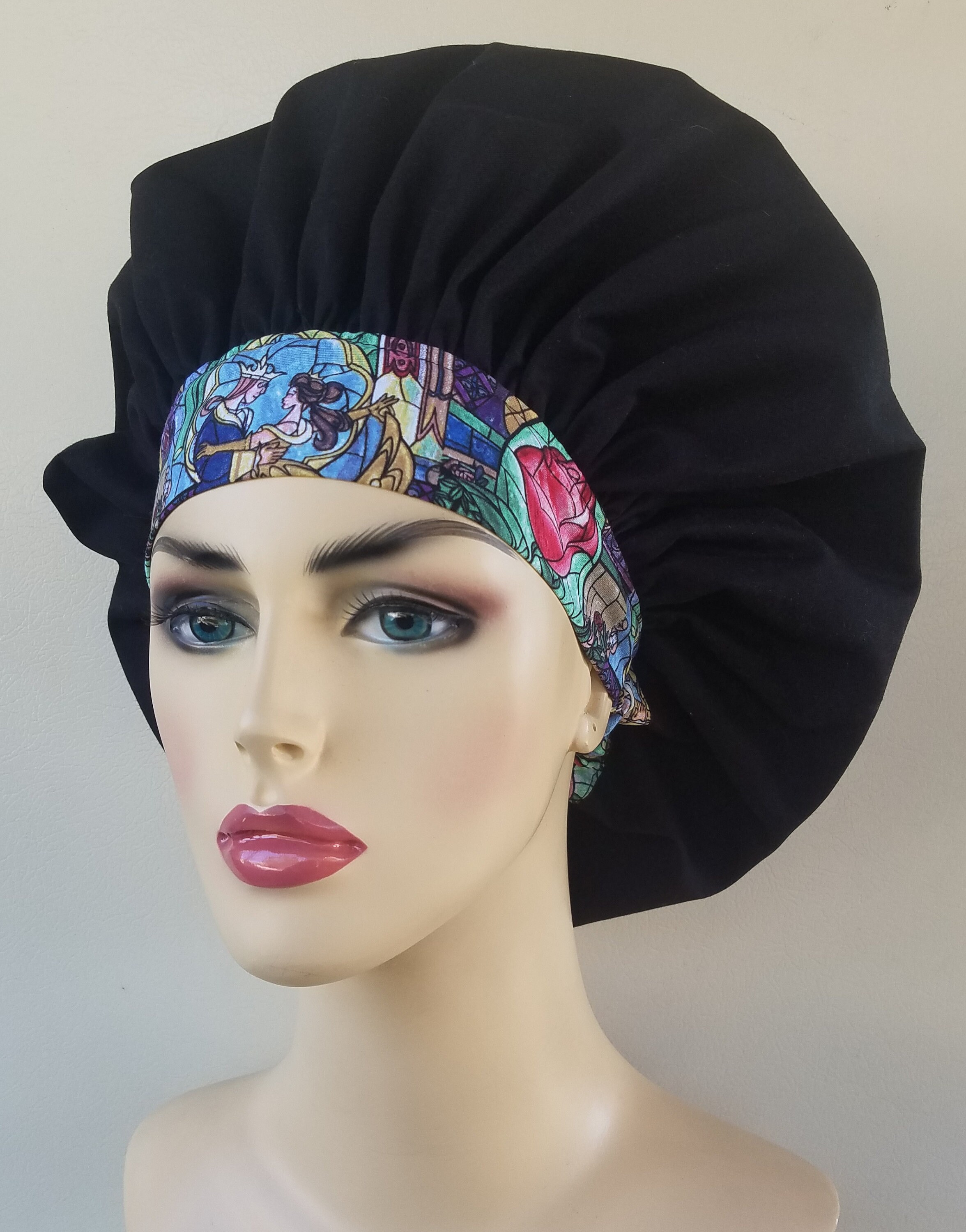 Scrub cap, large Surgical cap, bigger bouffant surgical scrub hat