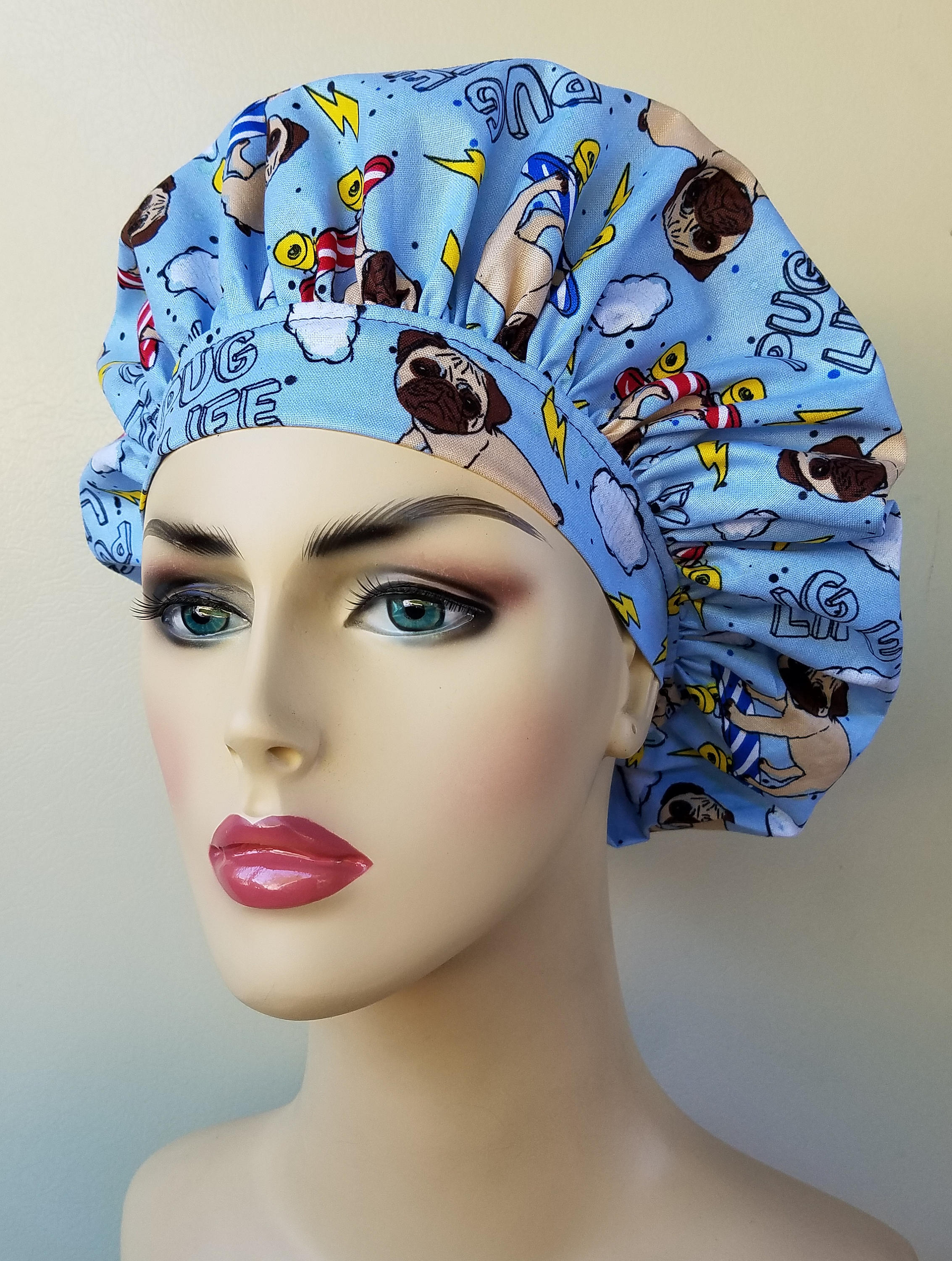 Bouffant surgical scrub hat, scrub cap 