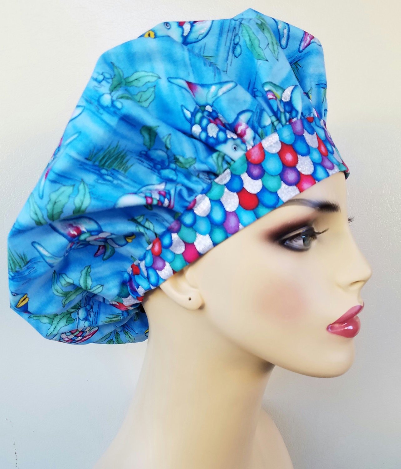Bouffant surgical scrub hats, scrub cap 