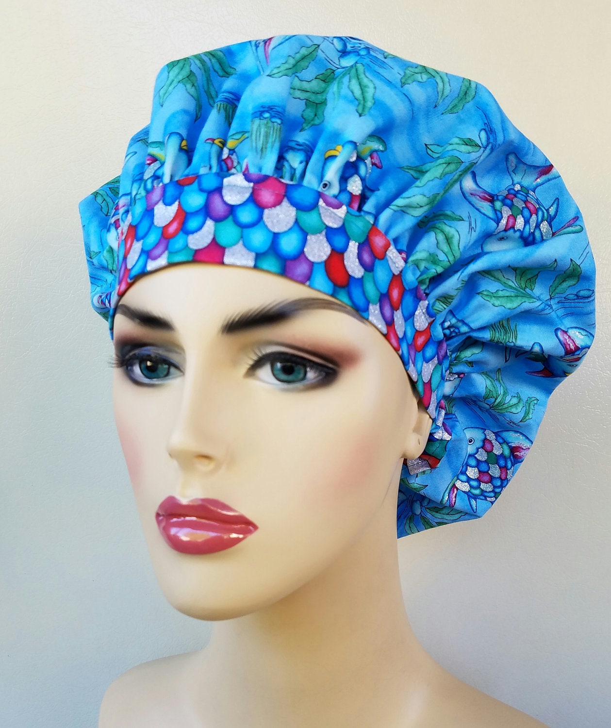 Bouffant surgical scrub hats, scrub cap 
