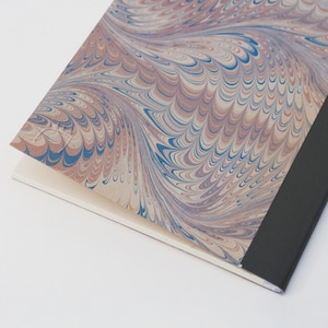Hand-Marbled Muji Recycled Paper Notebook