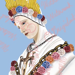 Our Lady of La Salette jpeg image download digital file.