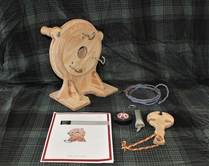 Rope Machine- Make Awesome Custom Rope Out of Recycled Hay Twine or New ...