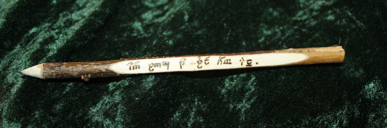 Elvish Twig Pencils. Elvish Writing. Woodland Realm Writing Implements ...