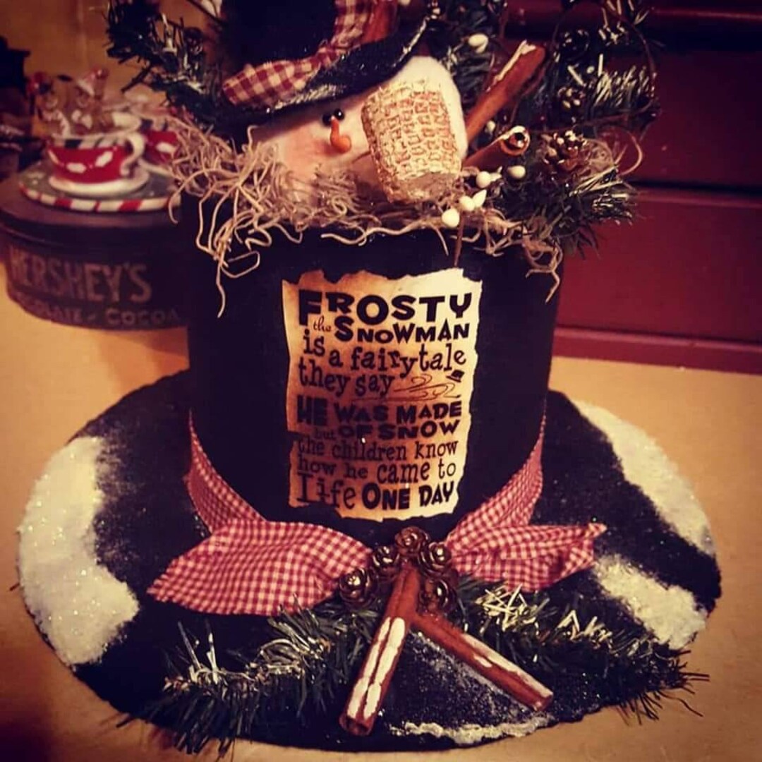 Primitive Handmade Frosty Hats - Etsy