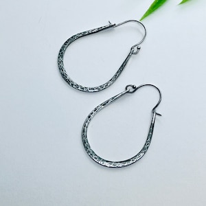 Sterling silver horse shoe earring