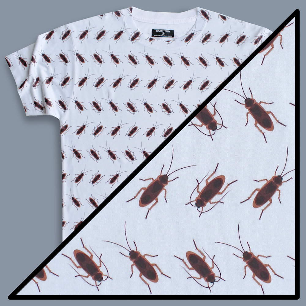 Razortown - the Cockroach T-shirt - Etsy