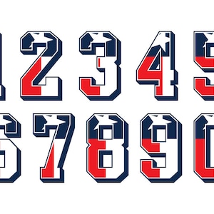 Texas Flag Numbers