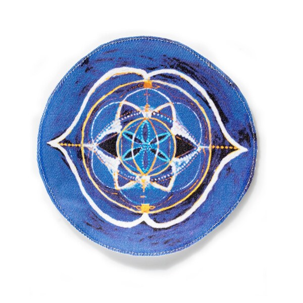 SMALL Third eye Patch : Flower of Life | Sacred Geometry | Standing Rock Donation |