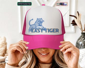 Gorra de camionero vintage Tiger: estilo retro de los 90