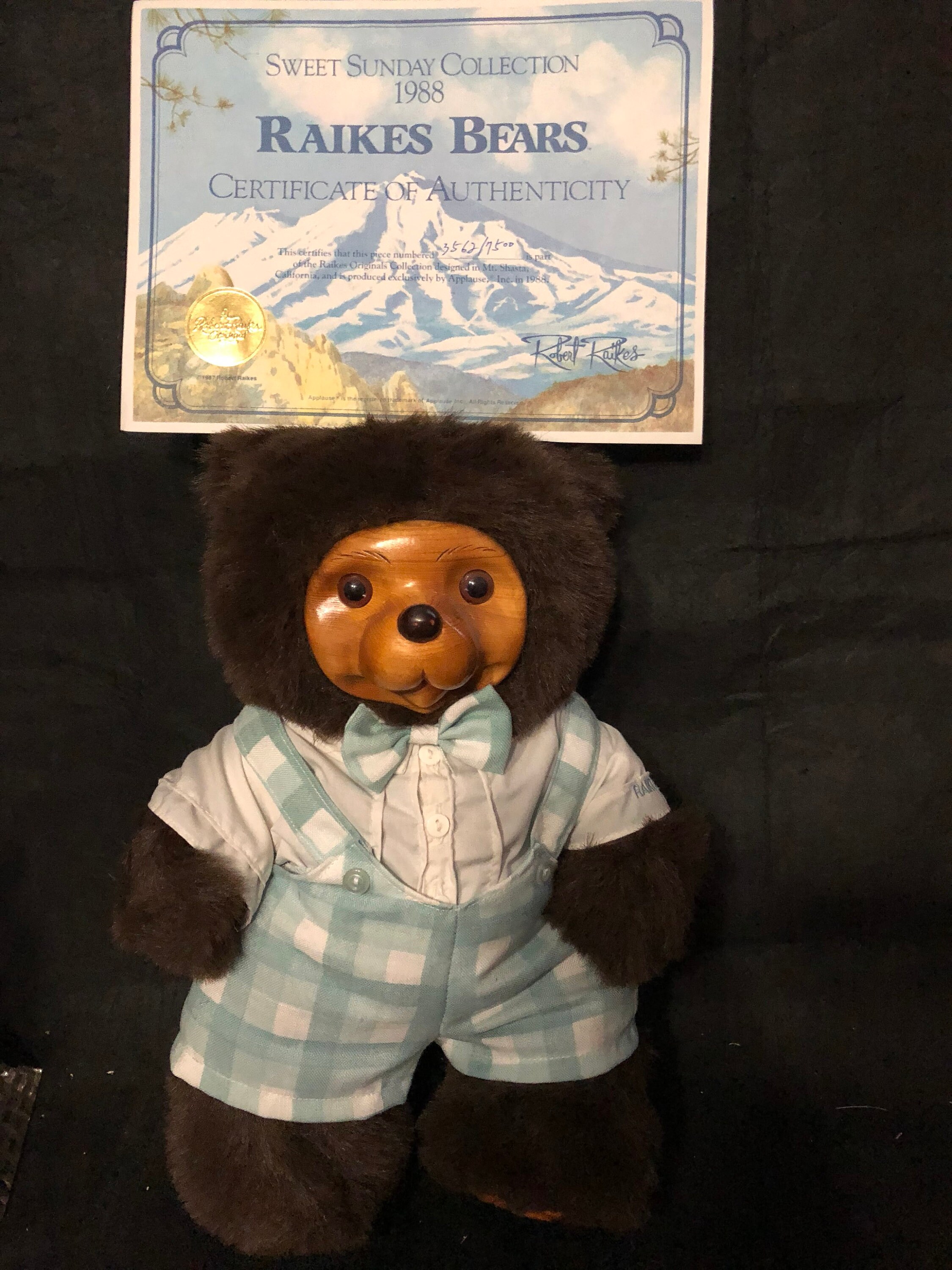 Robert Raikes Bear Timmy Sweet Sunday Collection 1988 In His Etsy