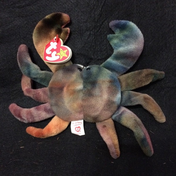 Claude the Crab Beanie Babies Original-Retired