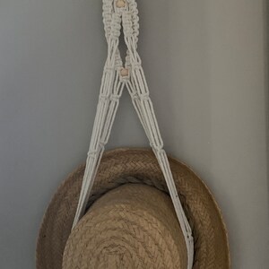 Macrame Hat Hanger