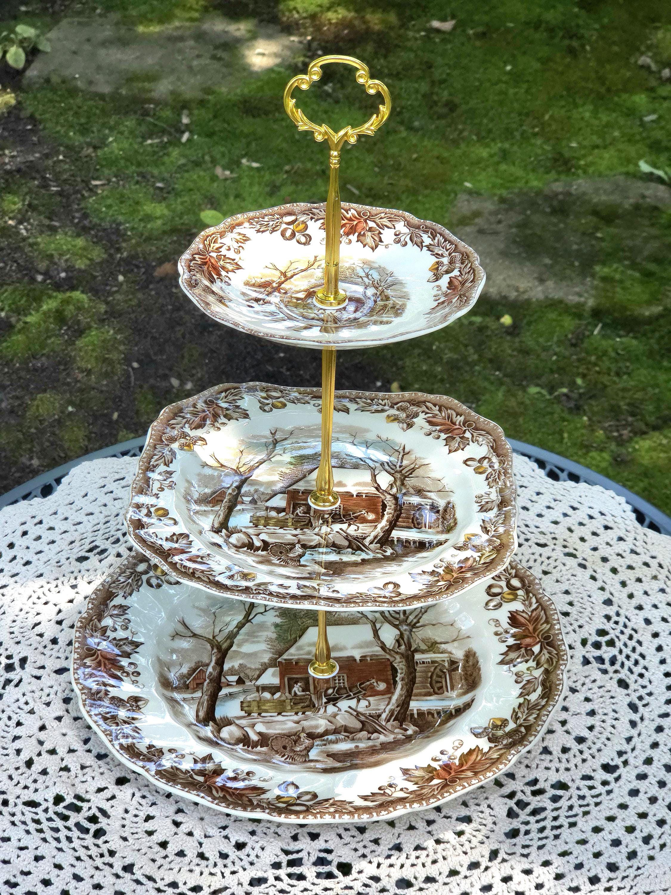 Antique 3 Tier Stand - Etsy