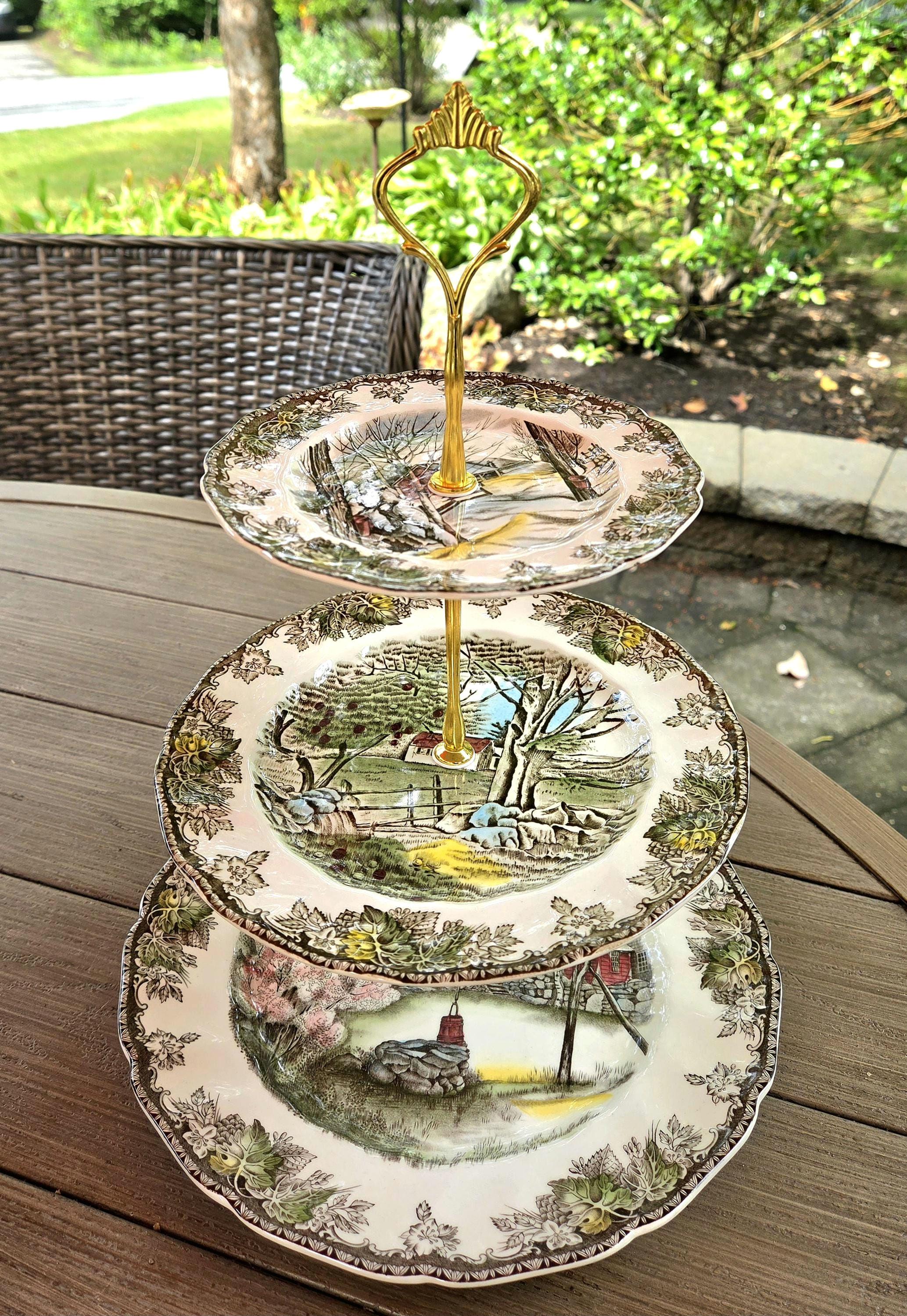 Johnson Brothers Cake Stand - Etsy
