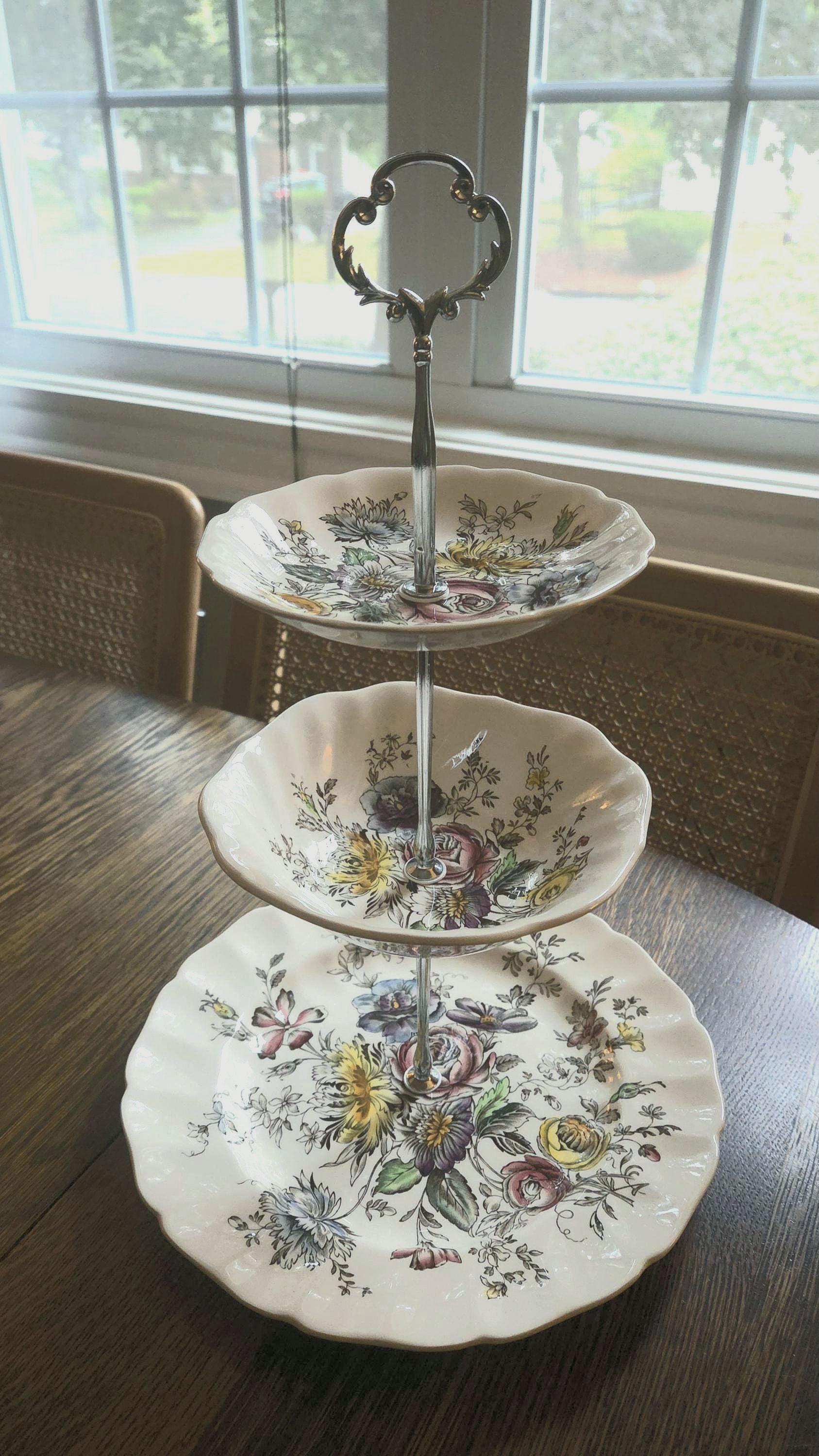 Johnson Brothers Cake Stand - Etsy
