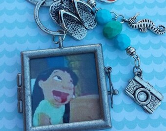 LILO STORYBOOK NECKLACE - Why just wear a necklace, when you can tell a story? |Disney Jewelry | Charm Necklace
