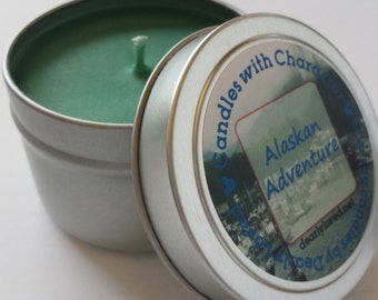 ALASKAN ADVENTURE - Disney Scented | Candles with Character - 4 oz.| Disney Cruise | Soy Wax Candle | Hand Poured |  Wedding Favors | Gift