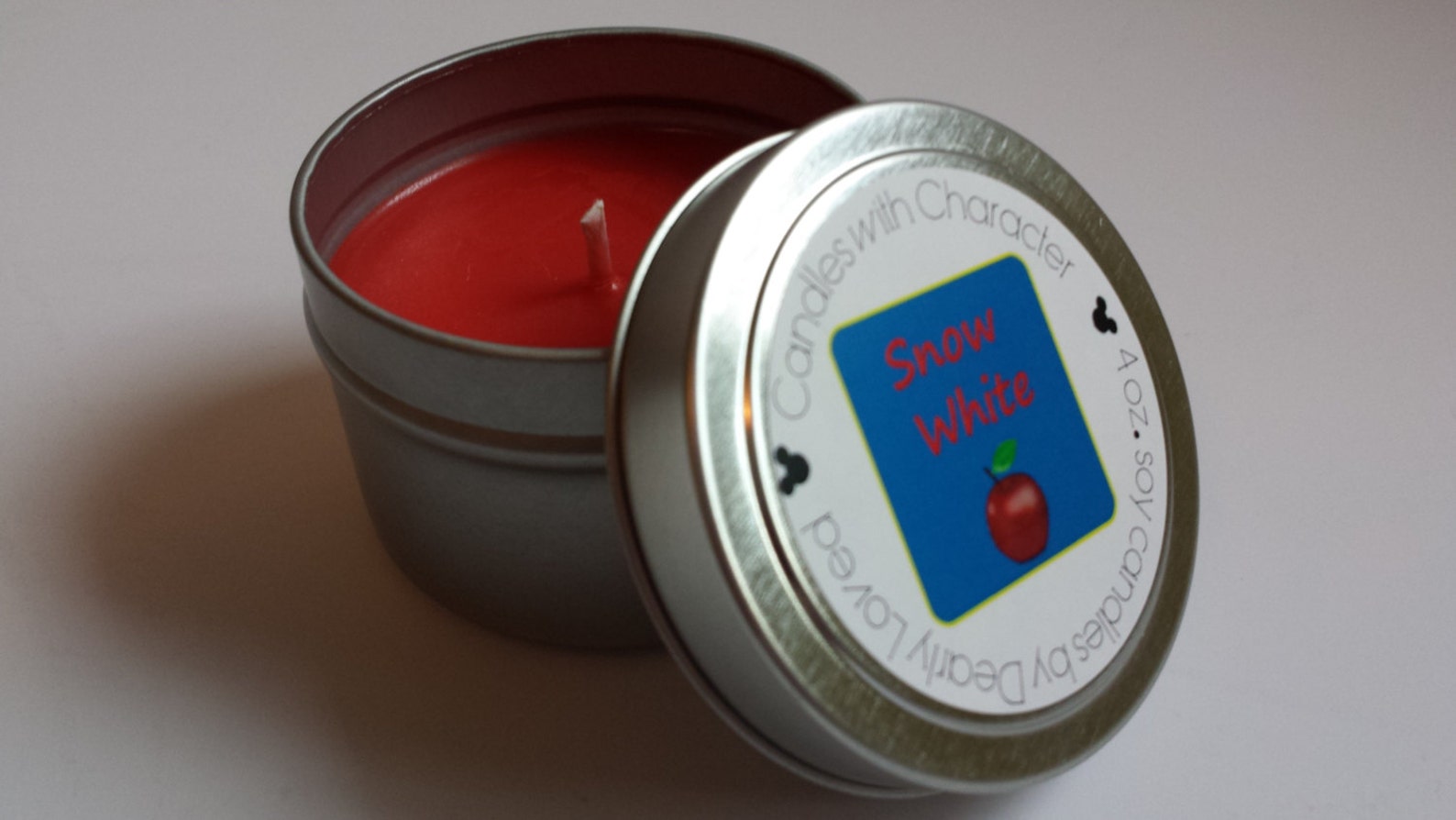 SNOW WHITE Disney Scented Candles with Character 4 oz. Etsy