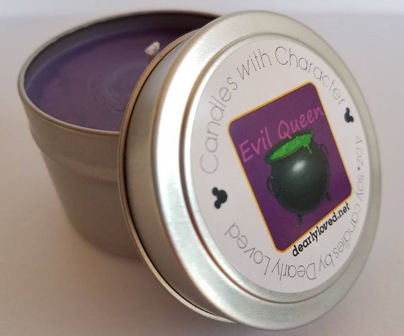 EVIL QUEEN Disney Scented Candles With Character 4 Oz. Etsy
