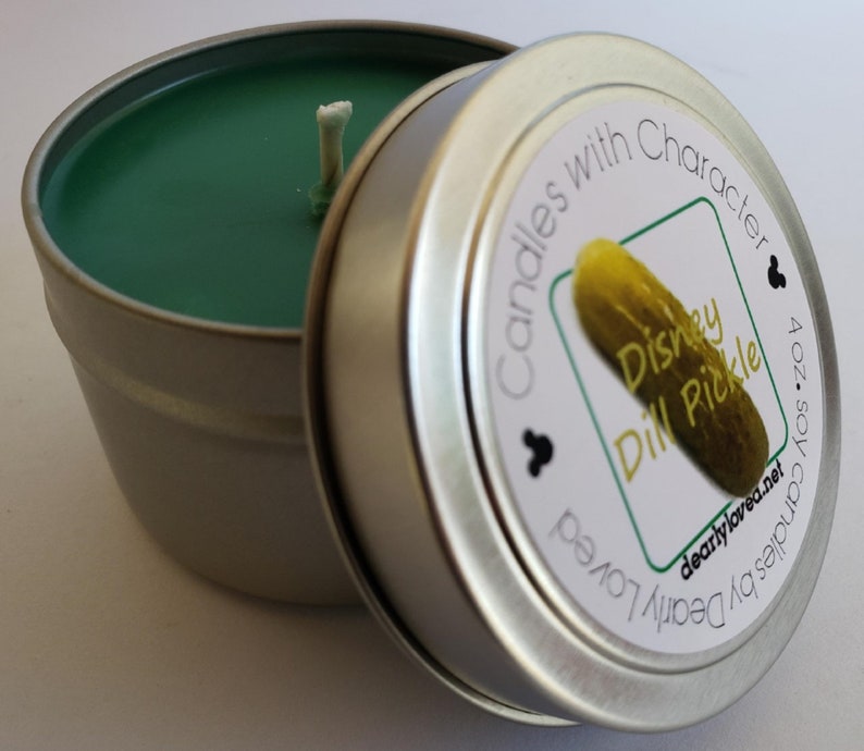 DISNEY DILL PICKLE Disney Scented Candles With Character Etsy
