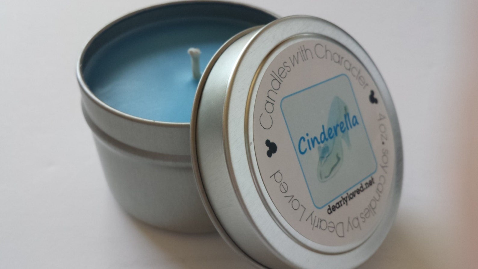 CINDERELLA Disney Scented Candles With Character 4 Oz. Etsy